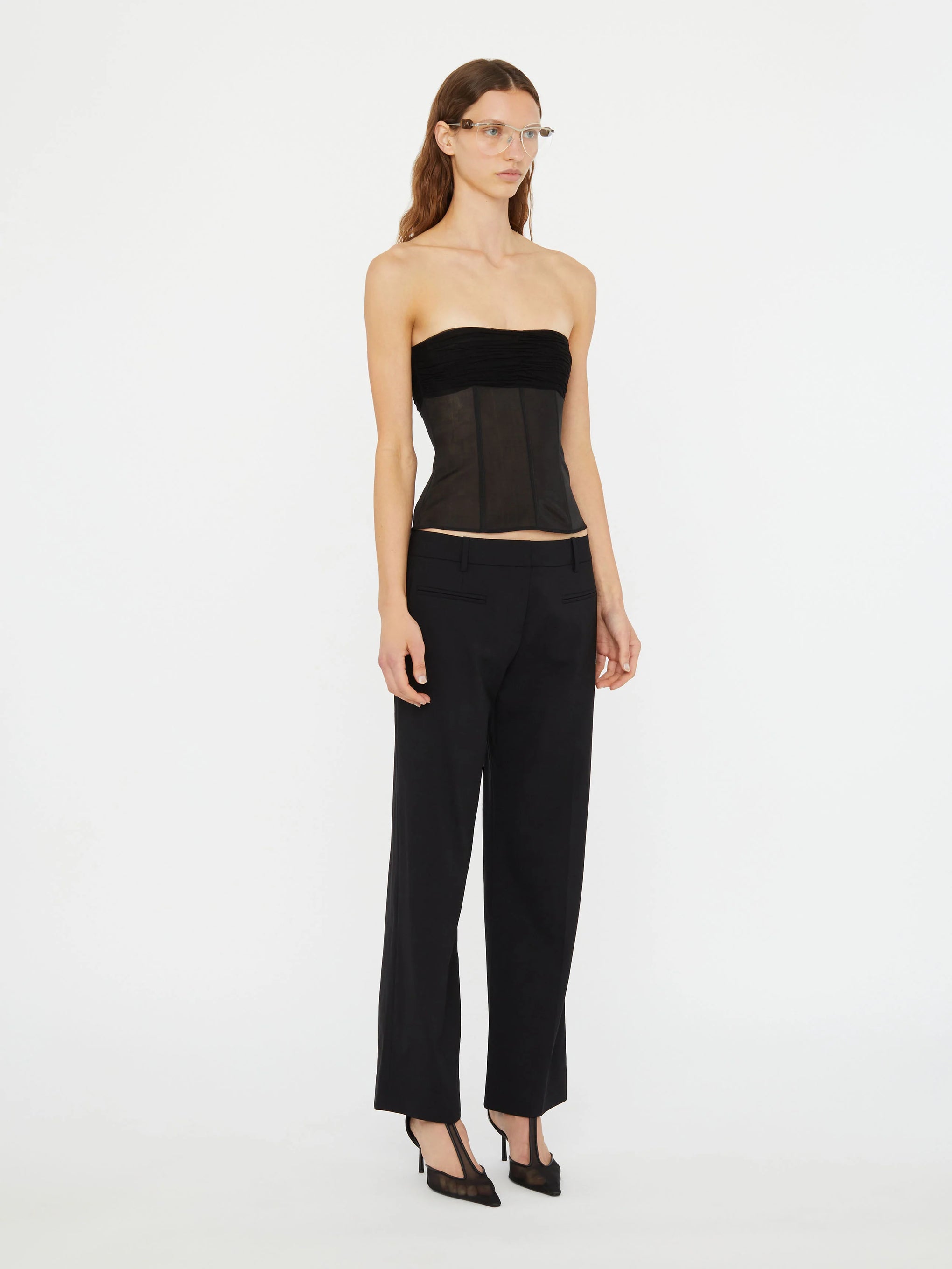 CHRISTOPHER ESBER TULLE OVERLAY CORSET | THE NEW TREND
