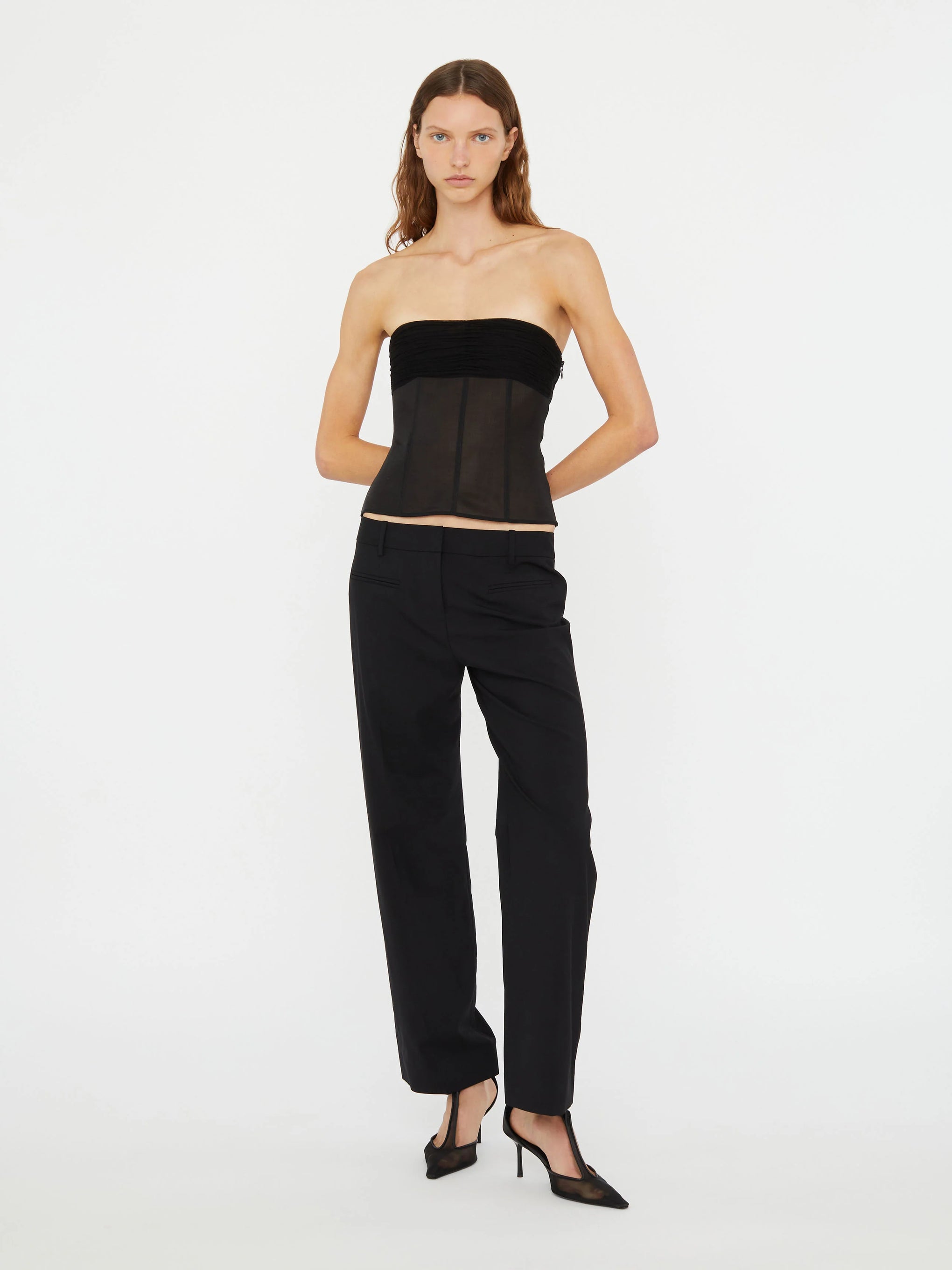 CHRISTOPHER ESBER TULLE OVERLAY CORSET | THE NEW TREND