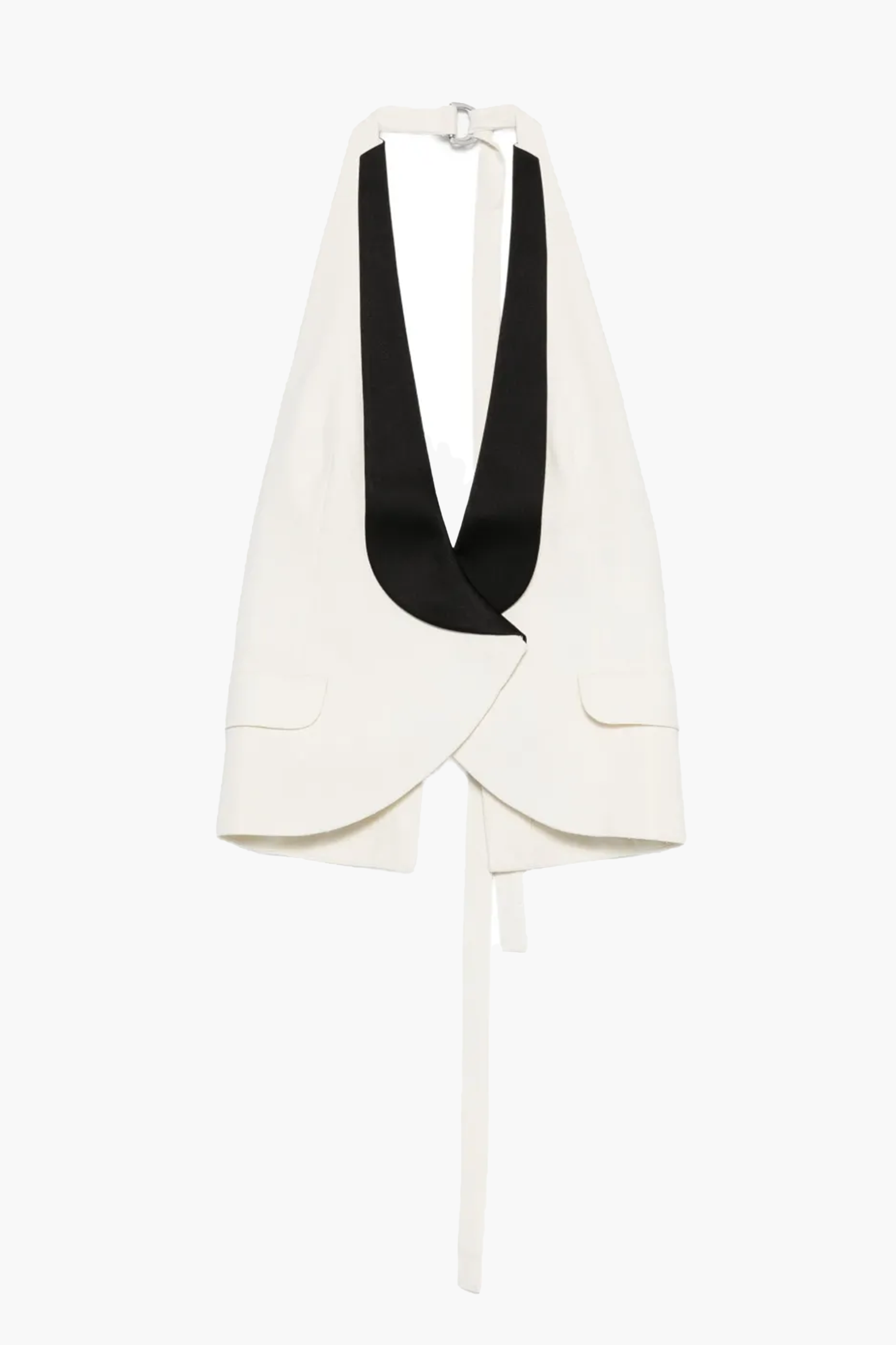 TUXEDO CONTRAST SILK VEST