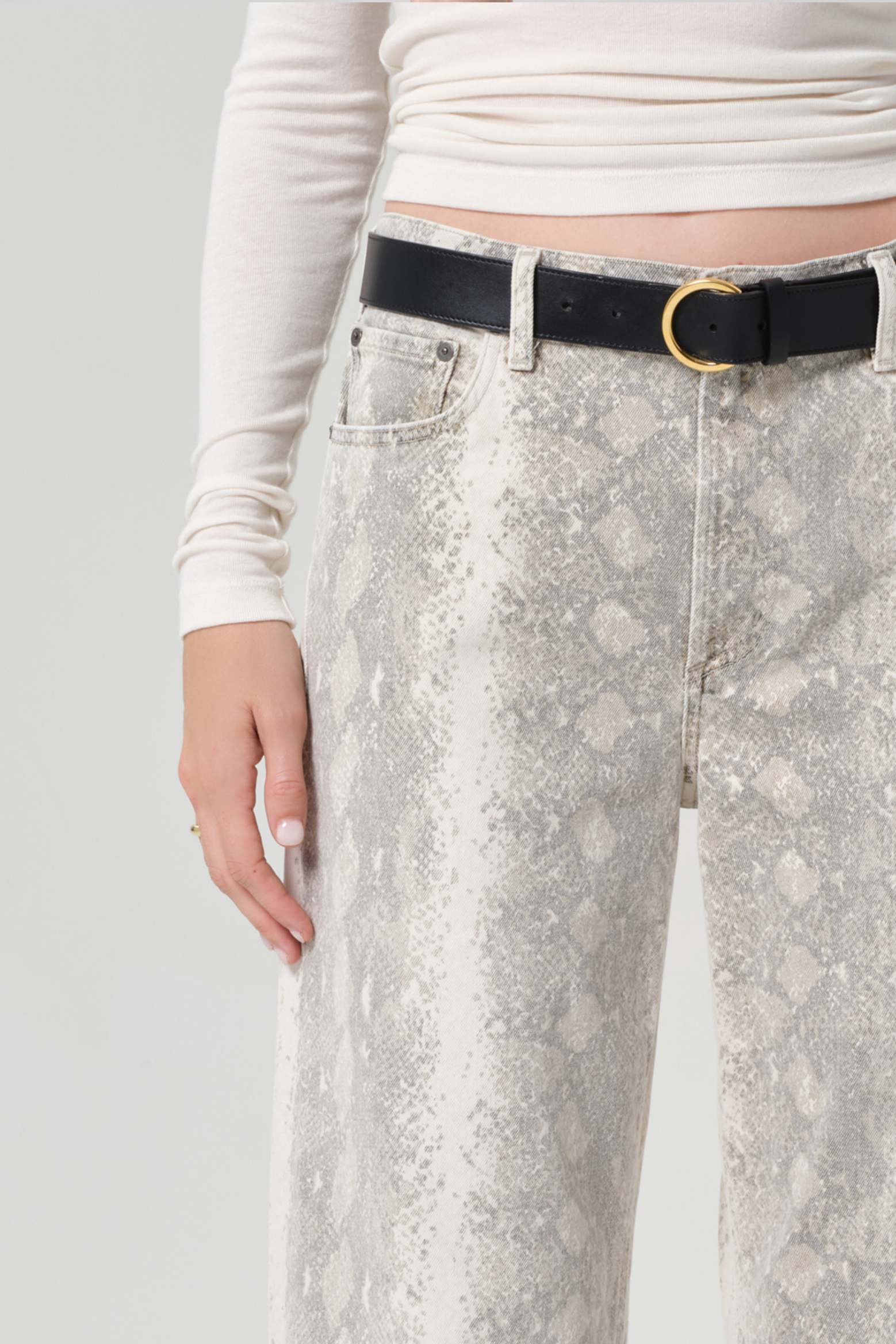 CITIZENS OF HUMANITY MIRO LONG 29 PYTHON | THE NEW TREND