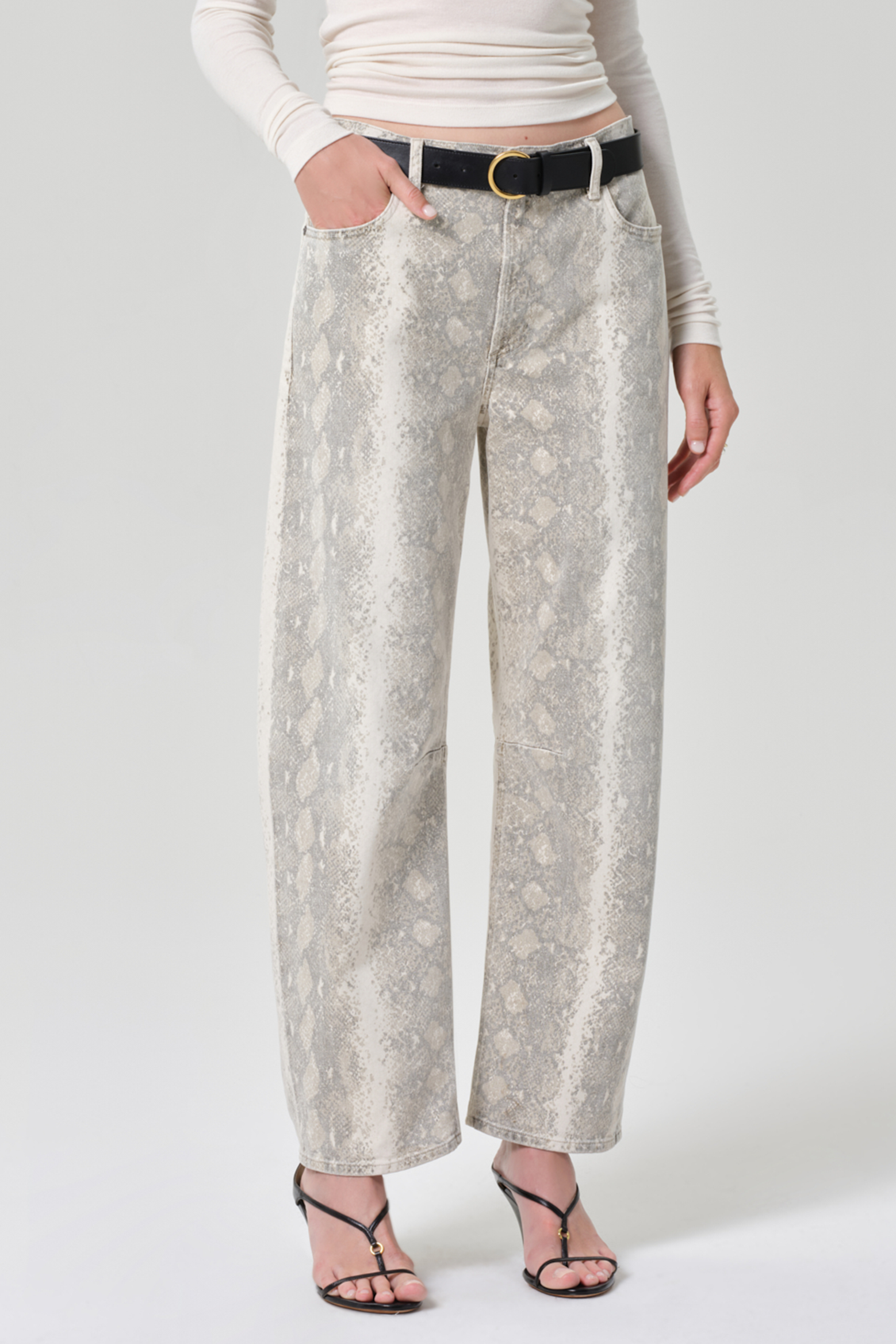 CITIZENS OF HUMANITY MIRO LONG 29 PYTHON | THE NEW TREND