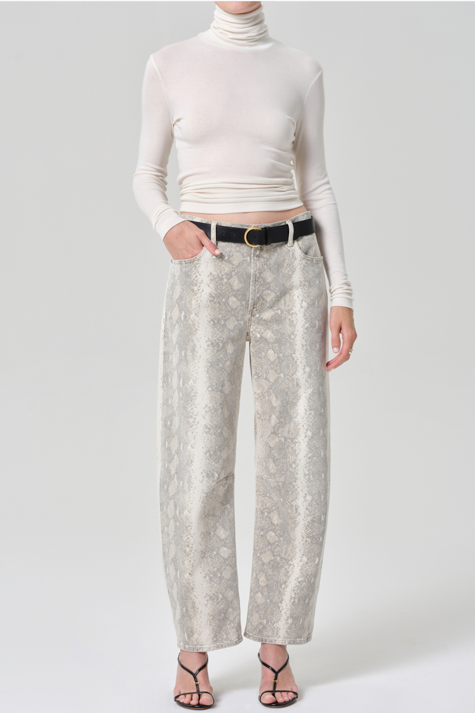 CITIZENS OF HUMANITY MIRO LONG 29 PYTHON | THE NEW TREND