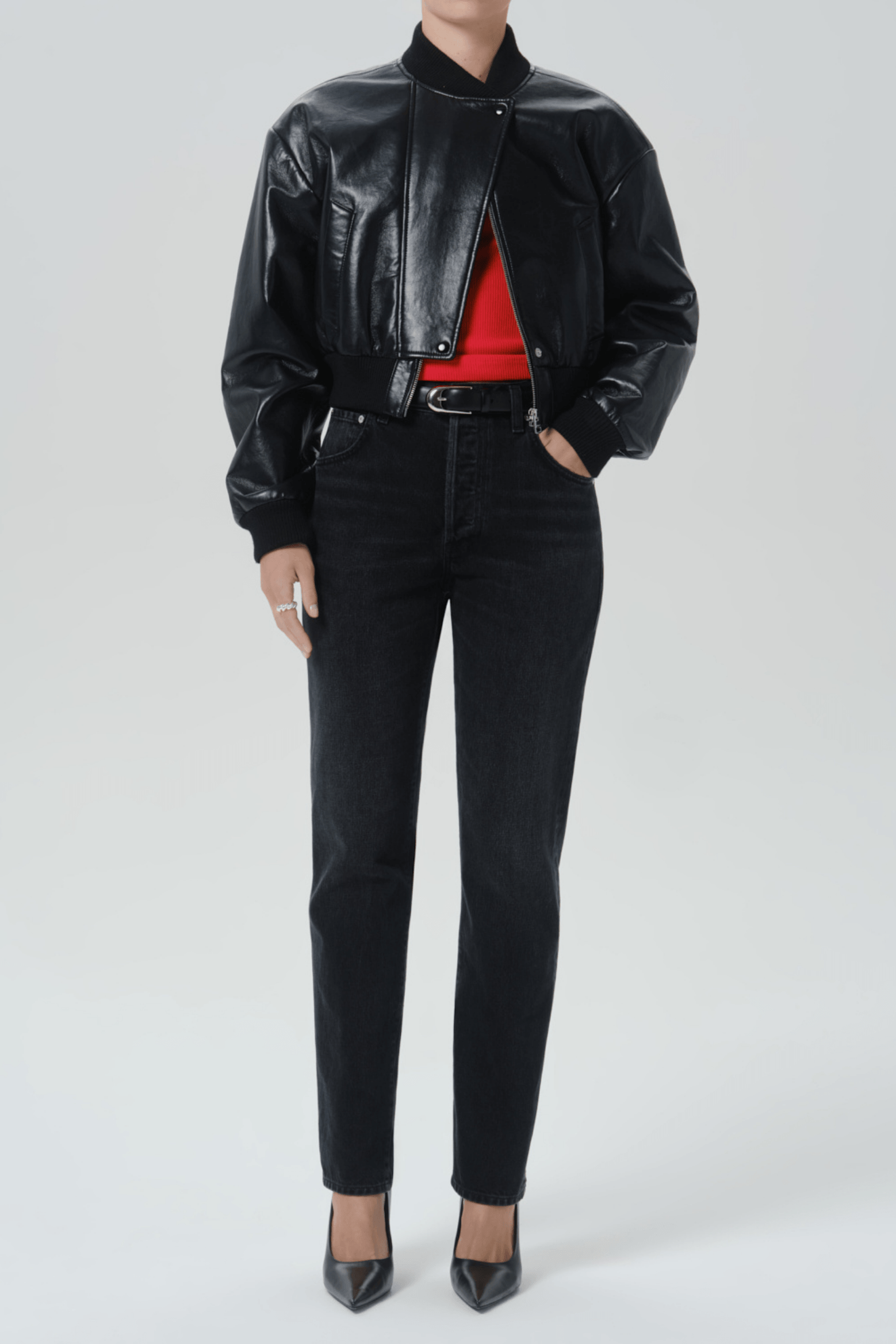 90'S FRENCH HIGH RISE STRAIGHT LEG JEAN