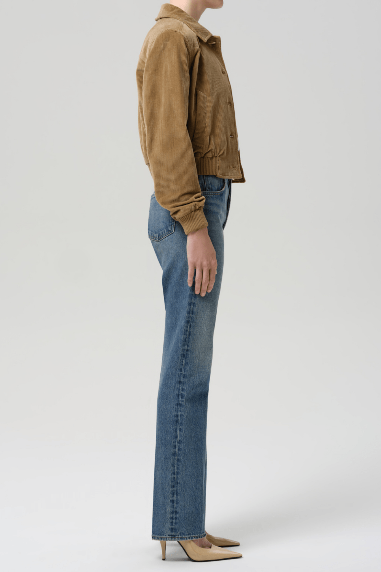 90'S FRENCH HIGH RISE STRAIGHT LEG JEAN