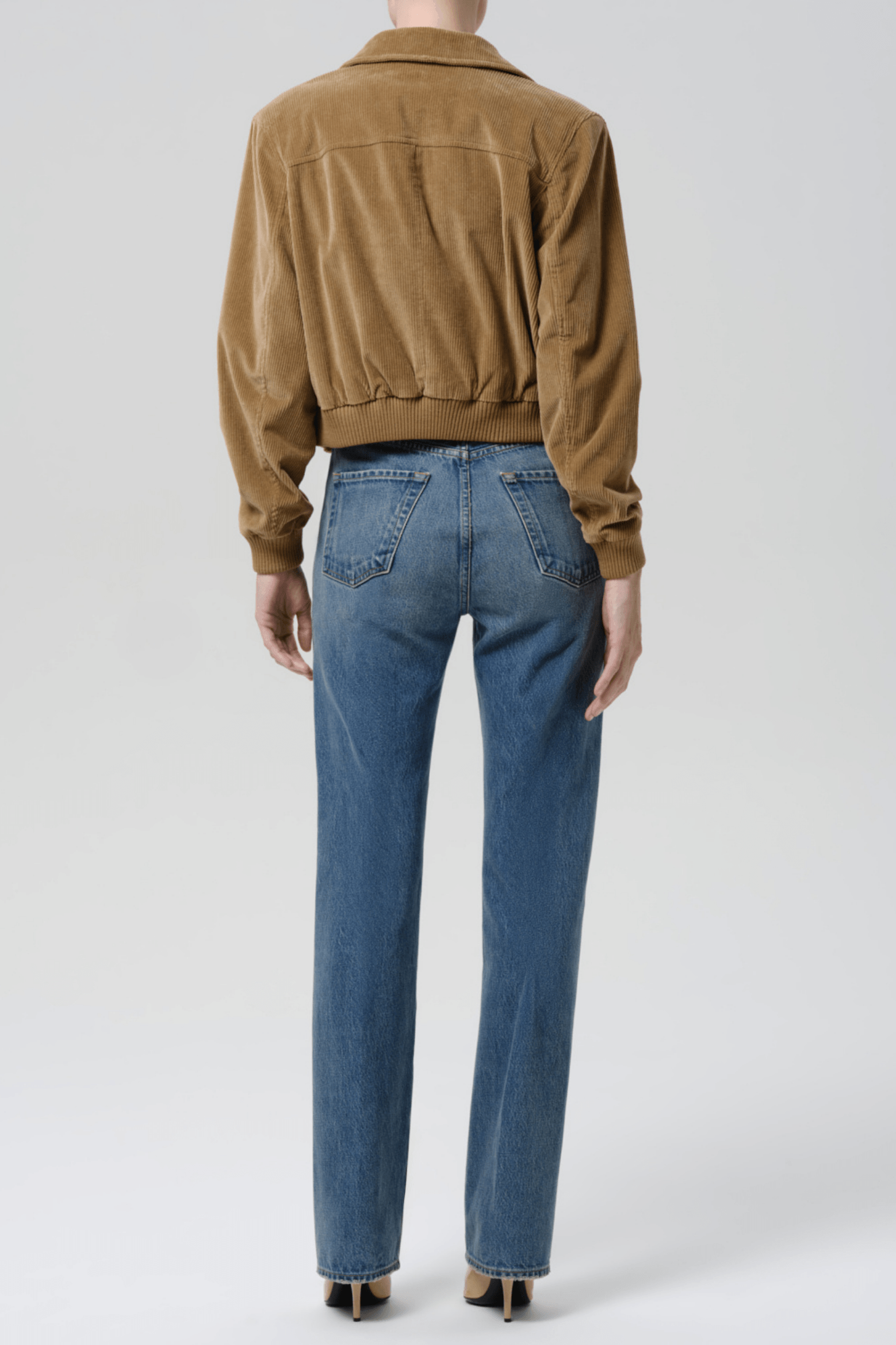 90'S FRENCH HIGH RISE STRAIGHT LEG JEAN