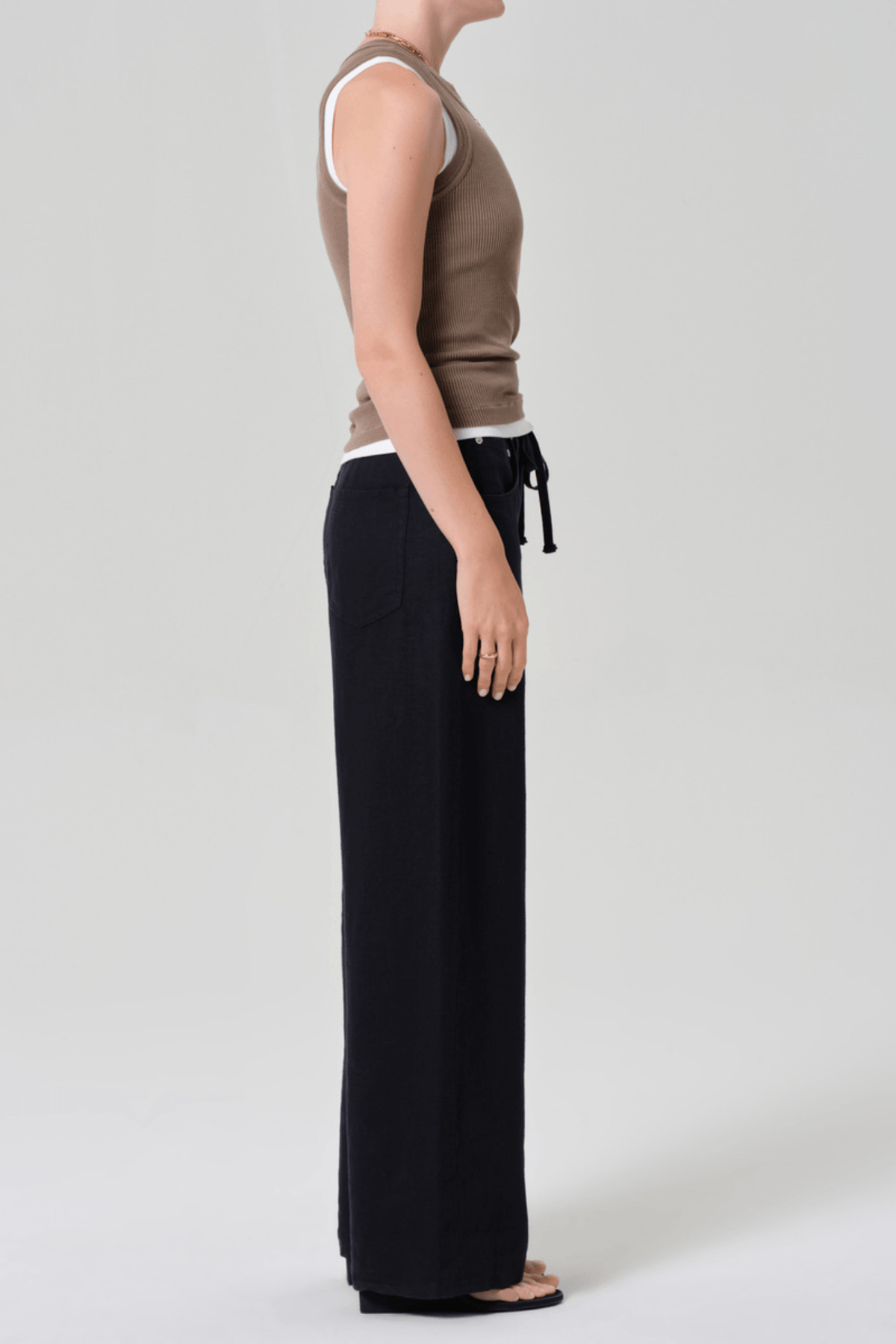 BRYNN DRAWSTRING LINEN TROUSER
