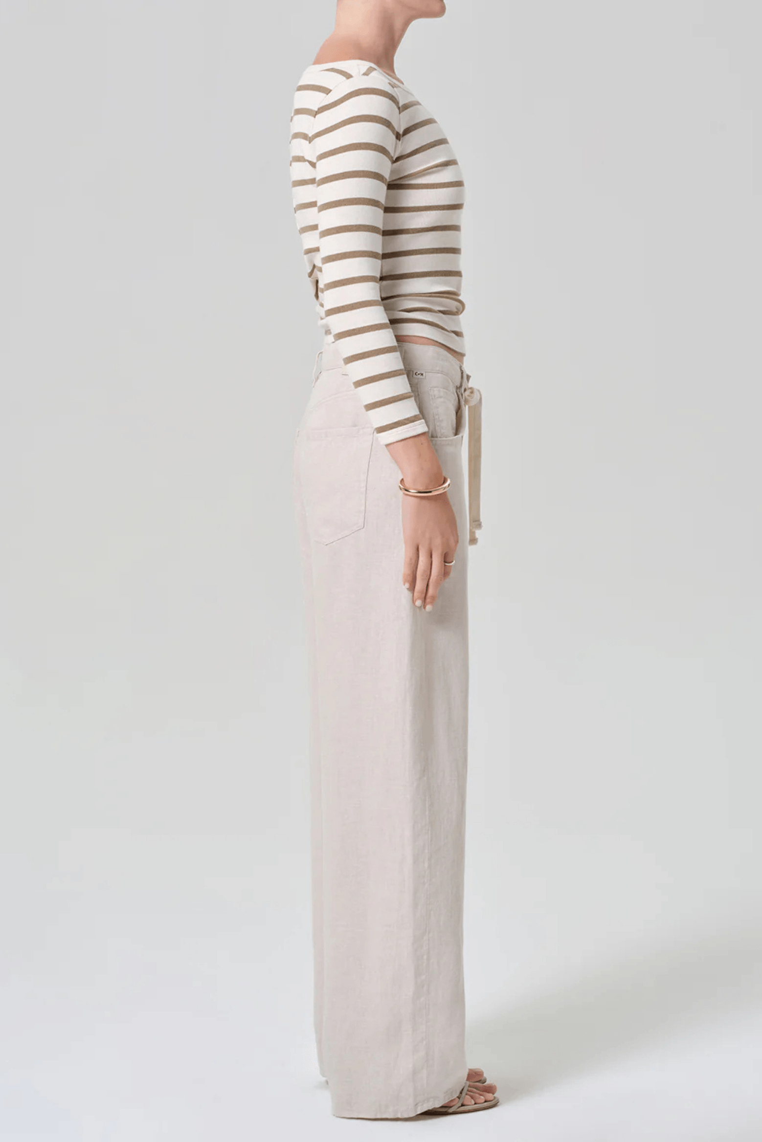 BRYNN DRAWSTRING LINEN TROUSER