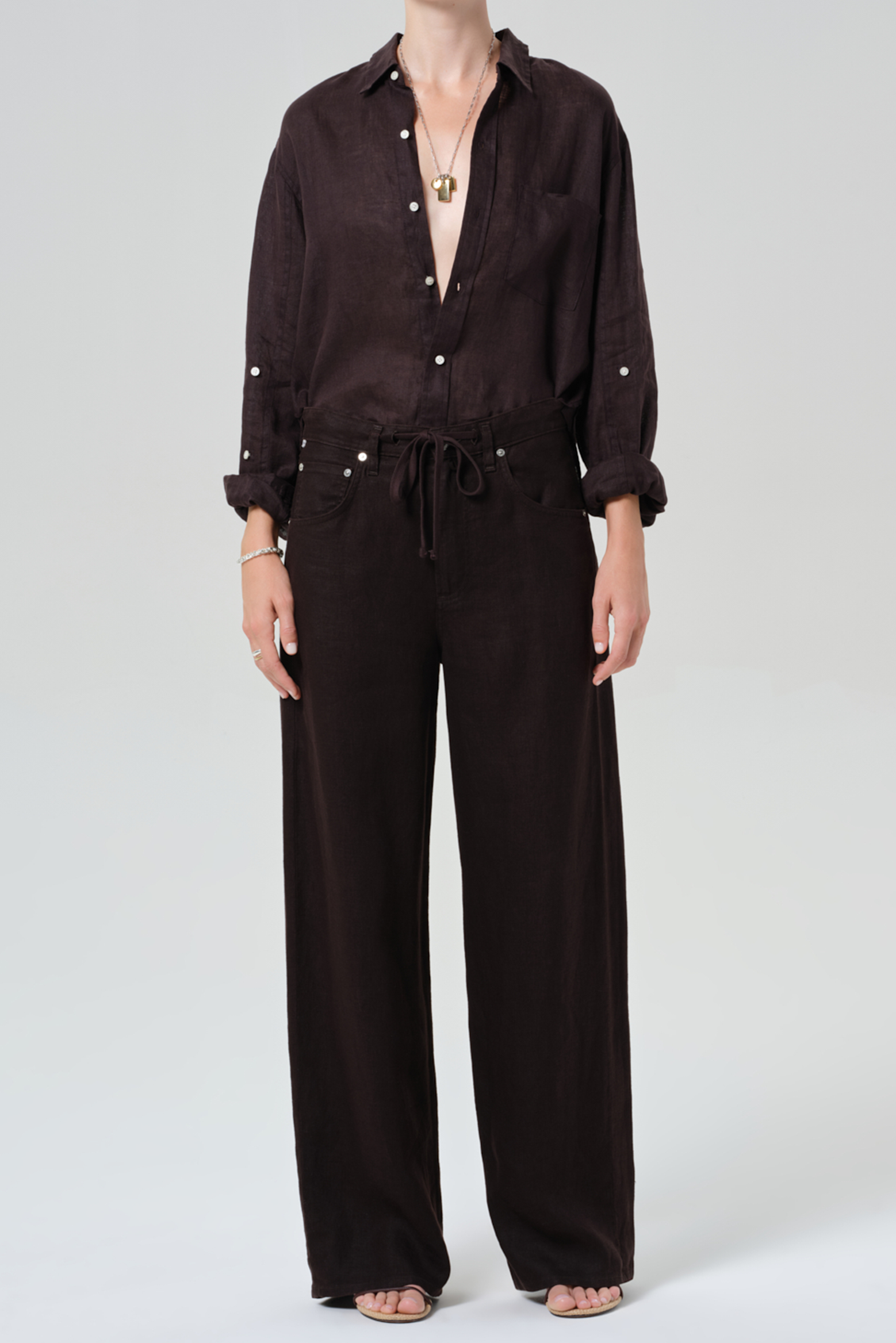 CITIZENS OF HUMANITY  BRYNN DRAWSTING TROUSER | THE NEW TREND