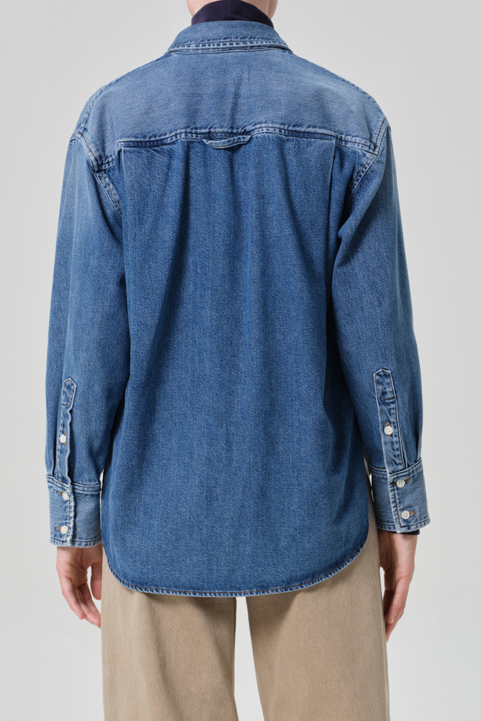 CITIZENS OF HUMANITY CARTER SHIRT IN CHAYA | THE NEW TREND