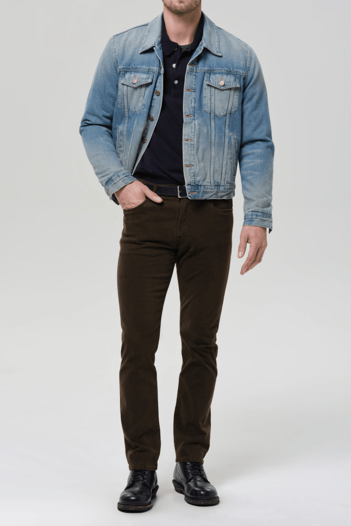ELIJAH STRAIGHT CASHMERE DENIM