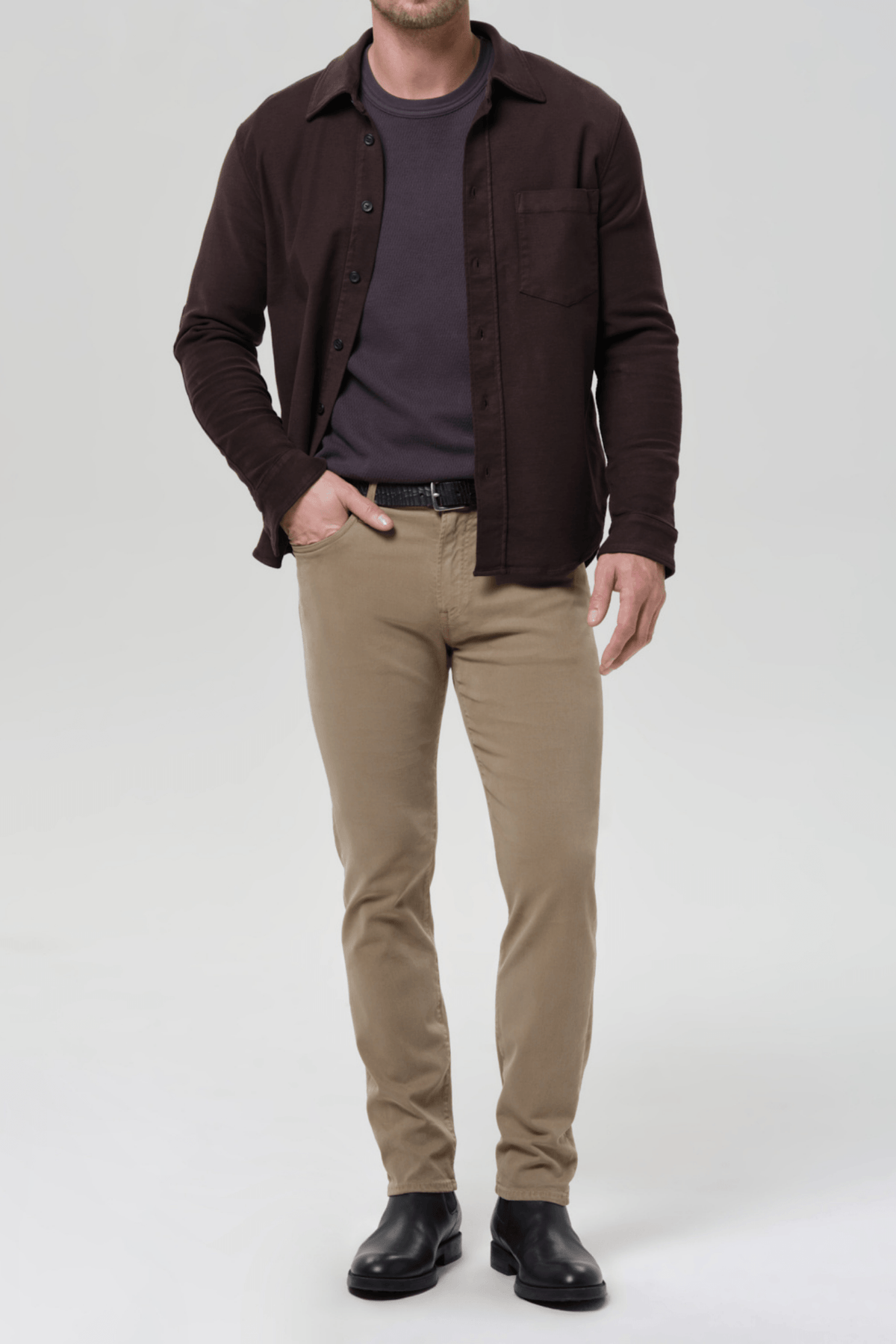 ELIJAH STRAIGHT CASHMERE DENIM