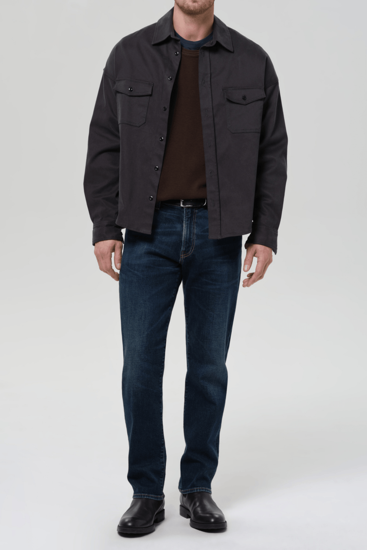 ELIJAH STRAIGHT CASHMERE DENIM