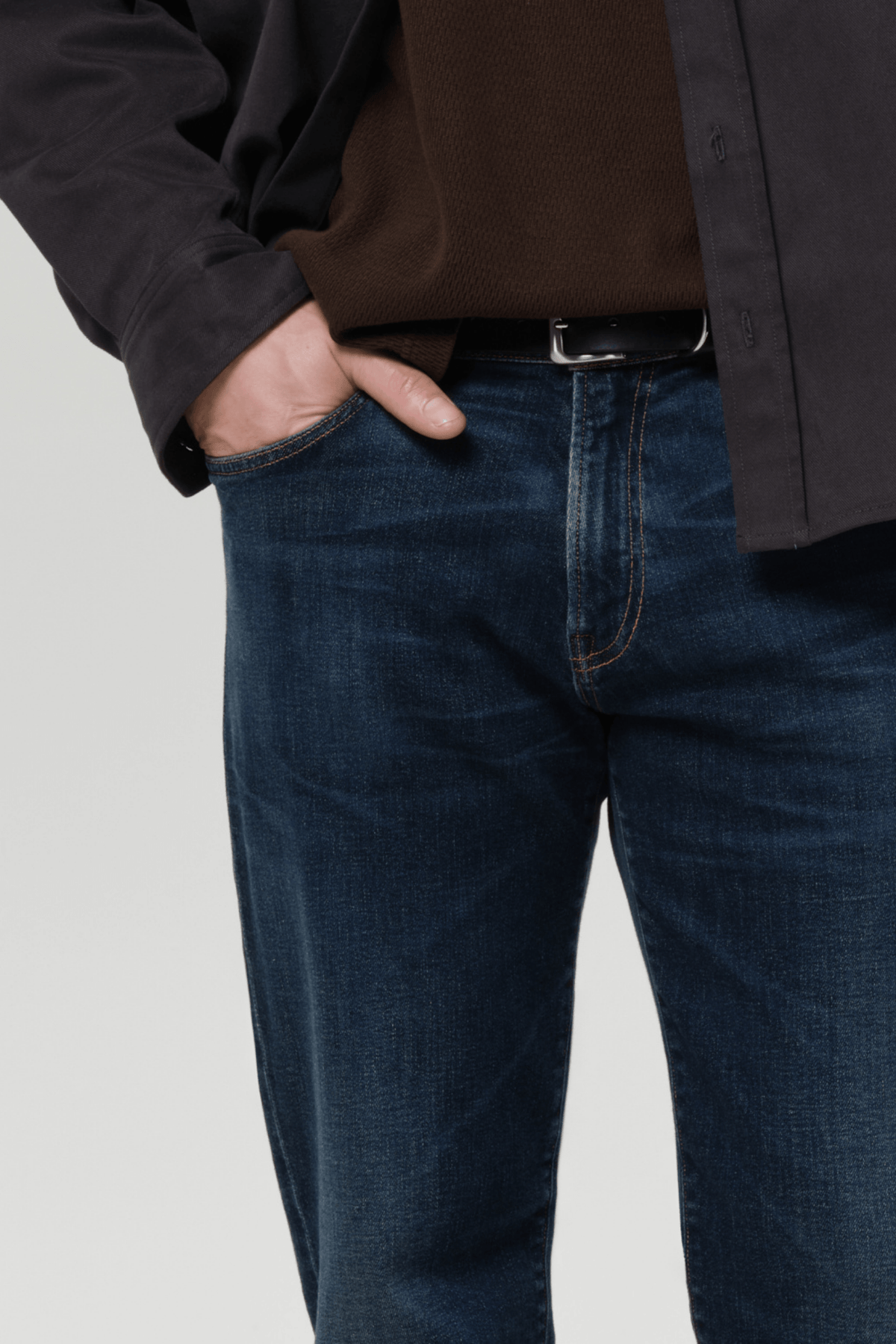 ELIJAH STRAIGHT CASHMERE DENIM