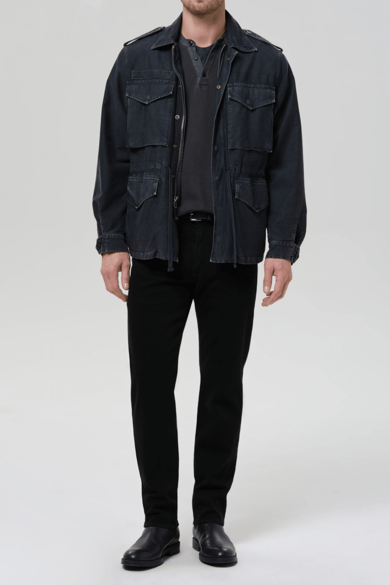 ELIJAH STRAIGHT CASHMERE DENIM