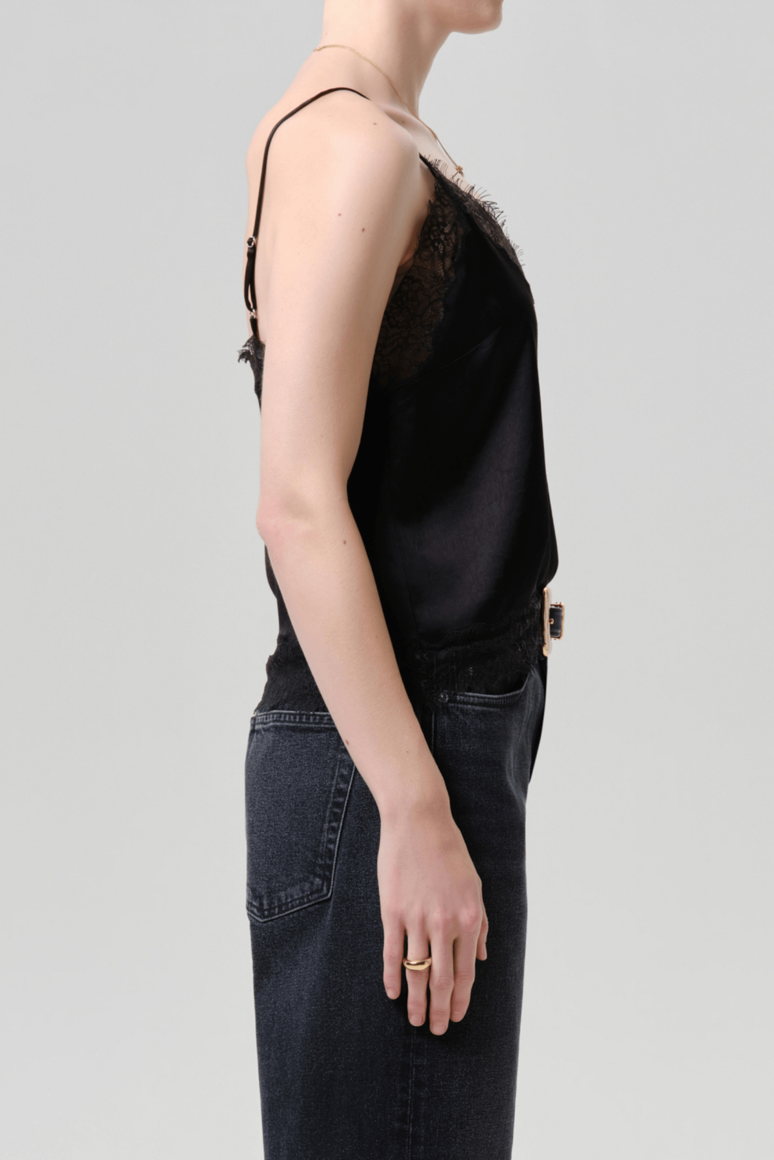 LACE TRIMMED CAMI