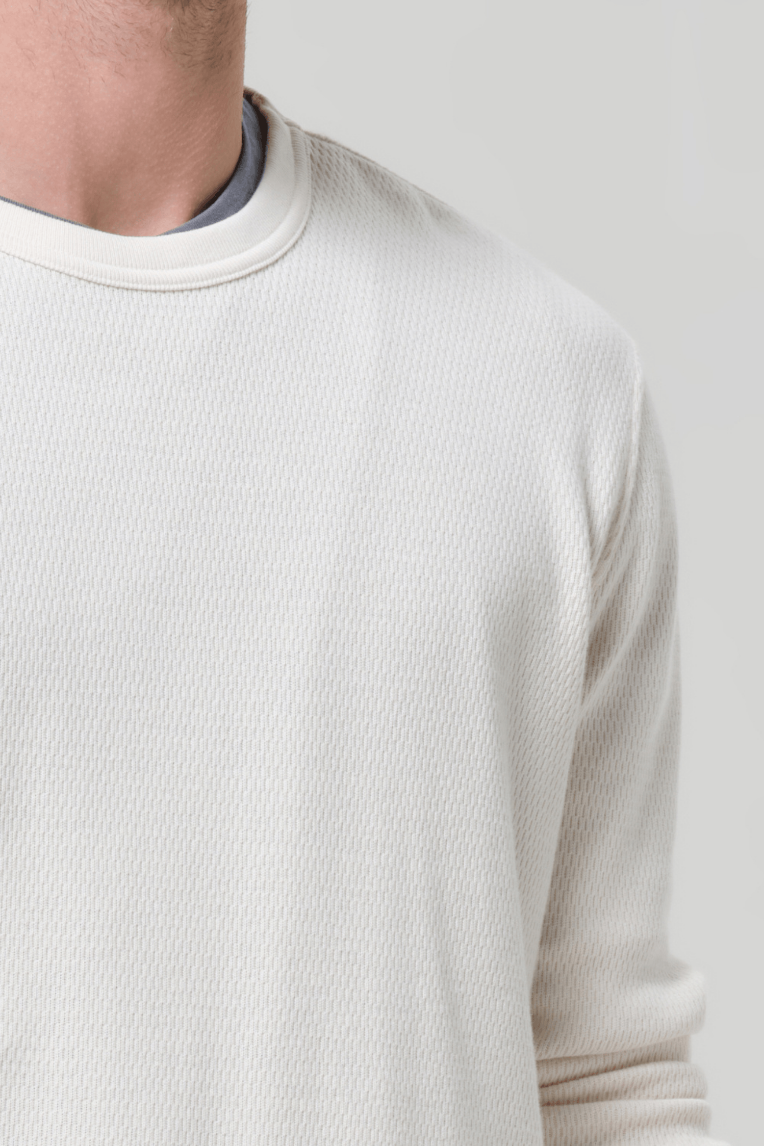WAFFLE CREWNECK