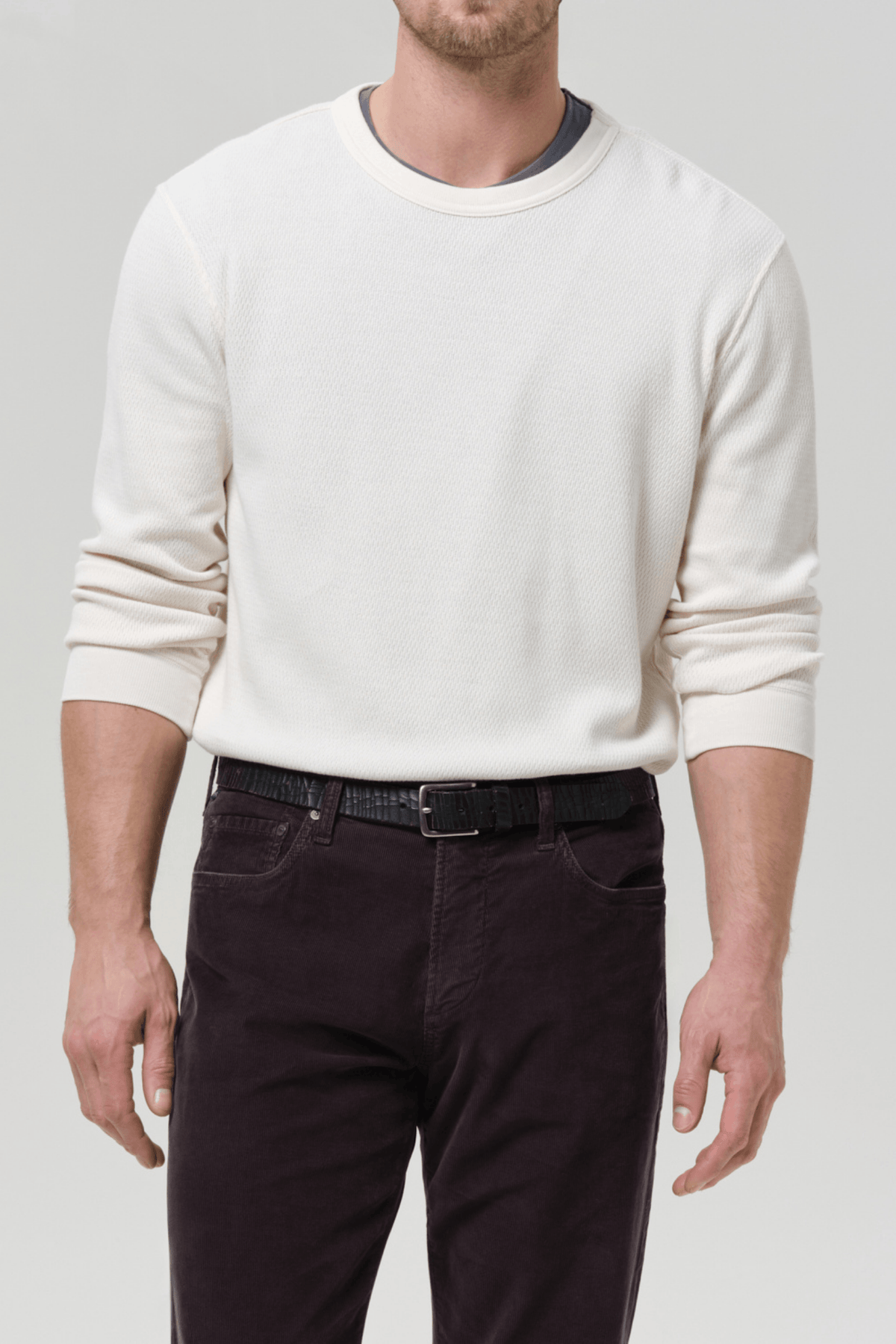 WAFFLE CREWNECK