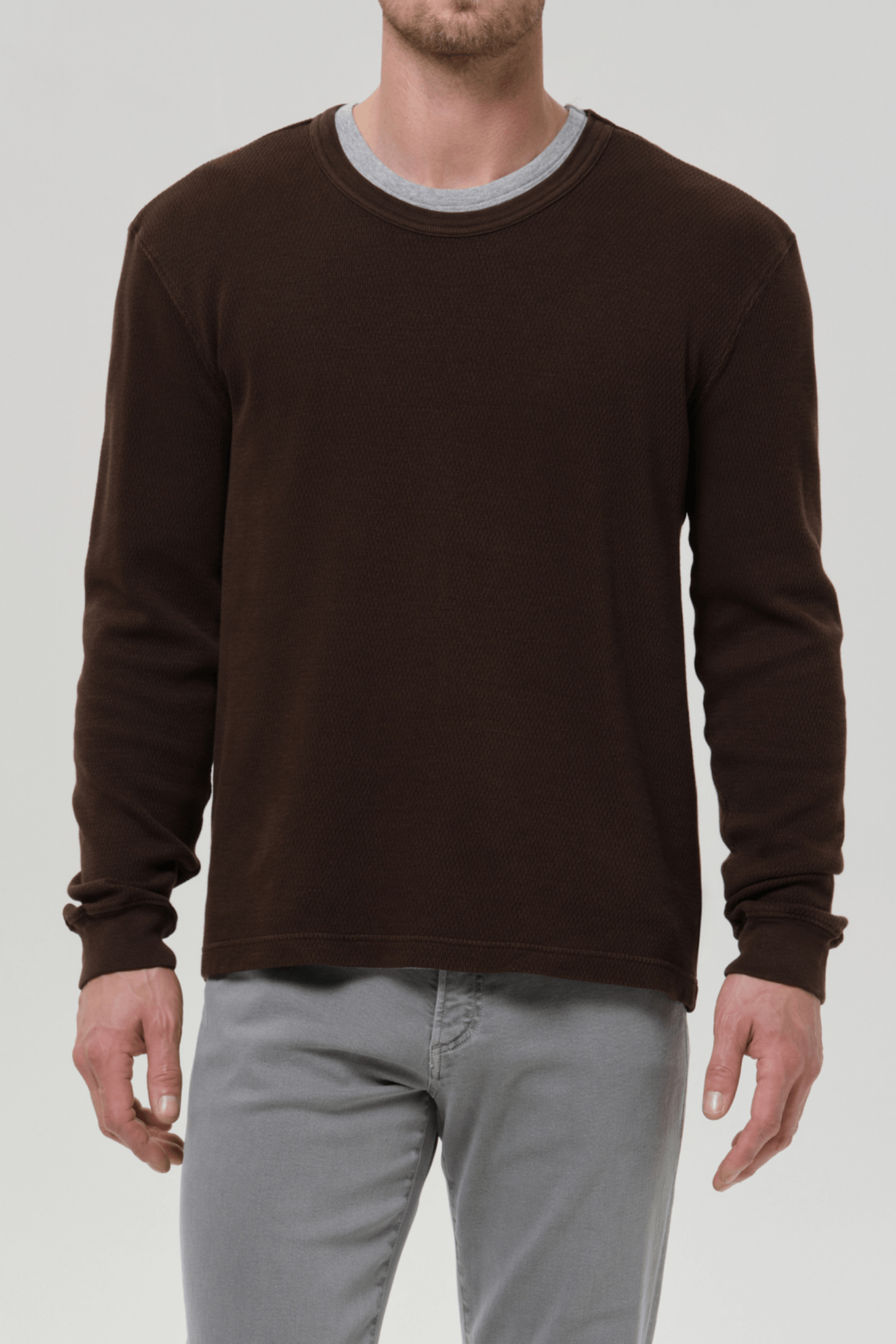 WAFFLE CREWNECK