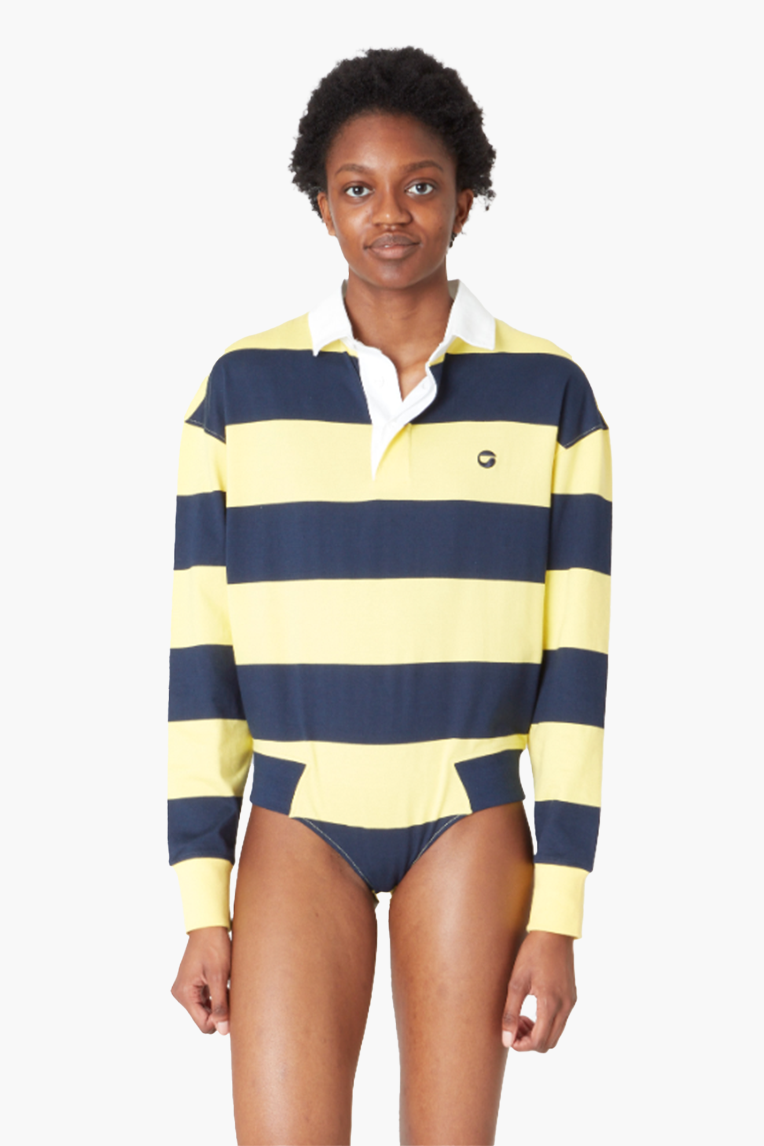 COPERNI STRIPED LONG SLEEVE POLO BODY | THE NEW TREND