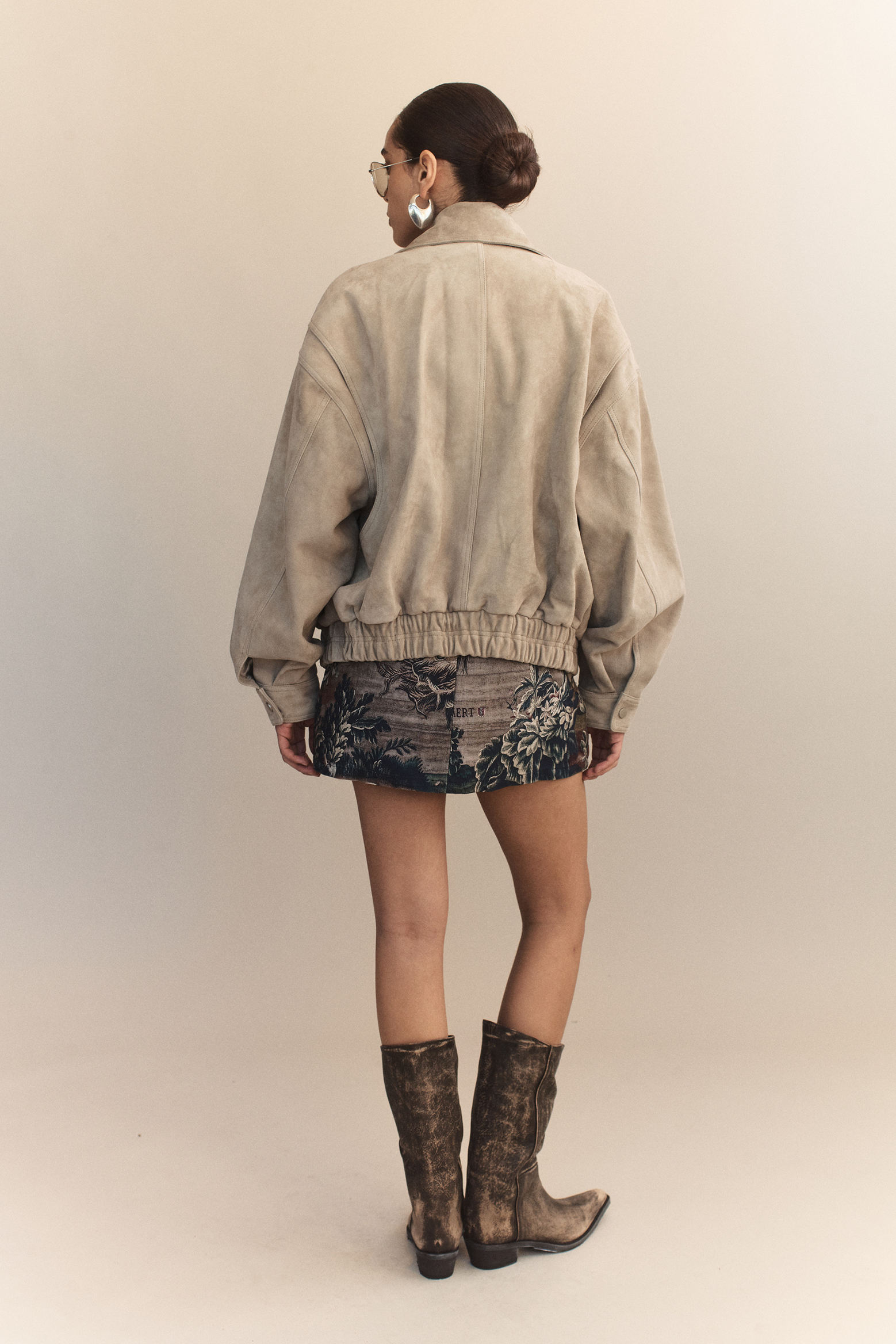 LEATHER BOMBER