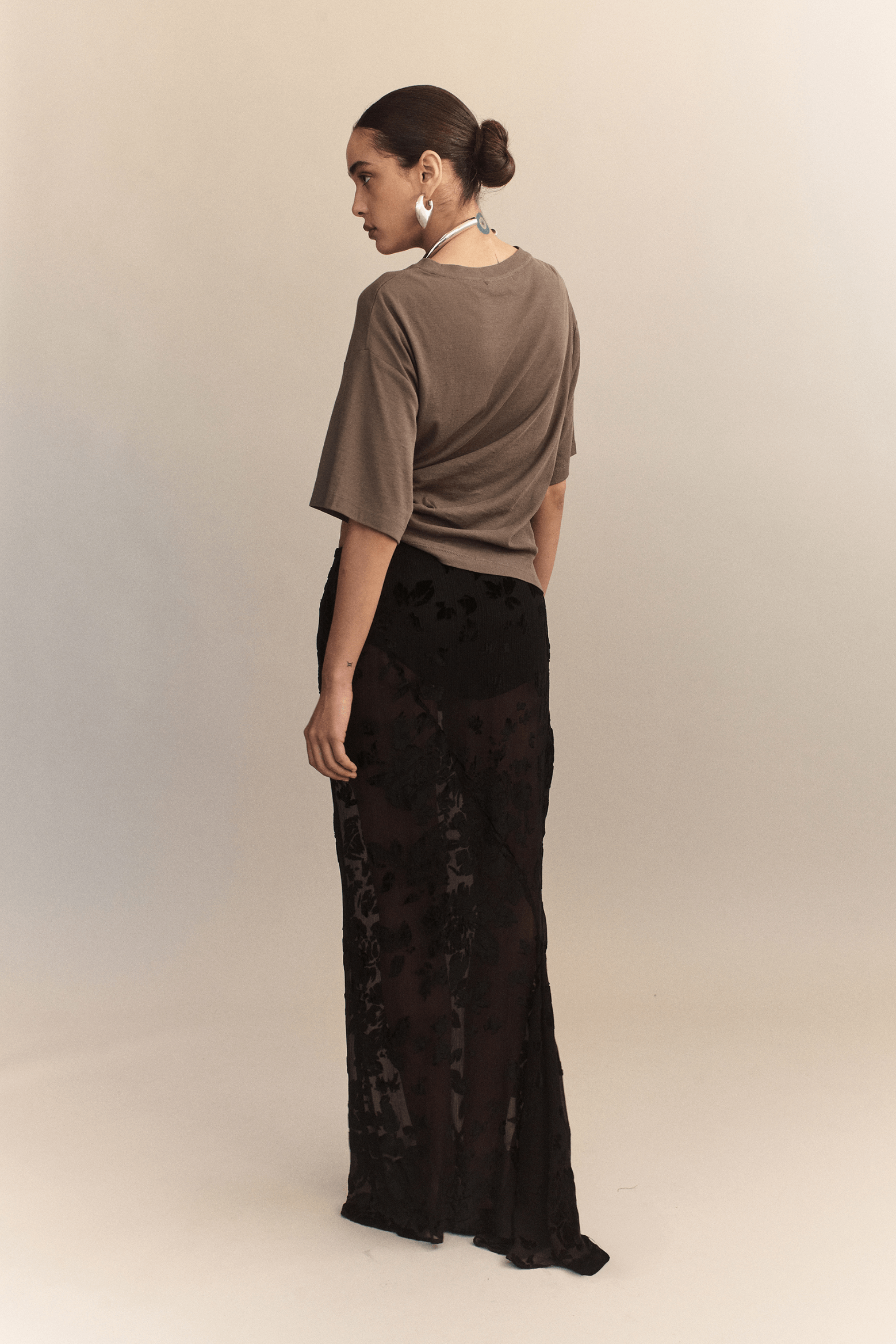 COURTNEY ZHENG SUPIMA COTTON BOXY TUCK TEE | THE NEW TREND
