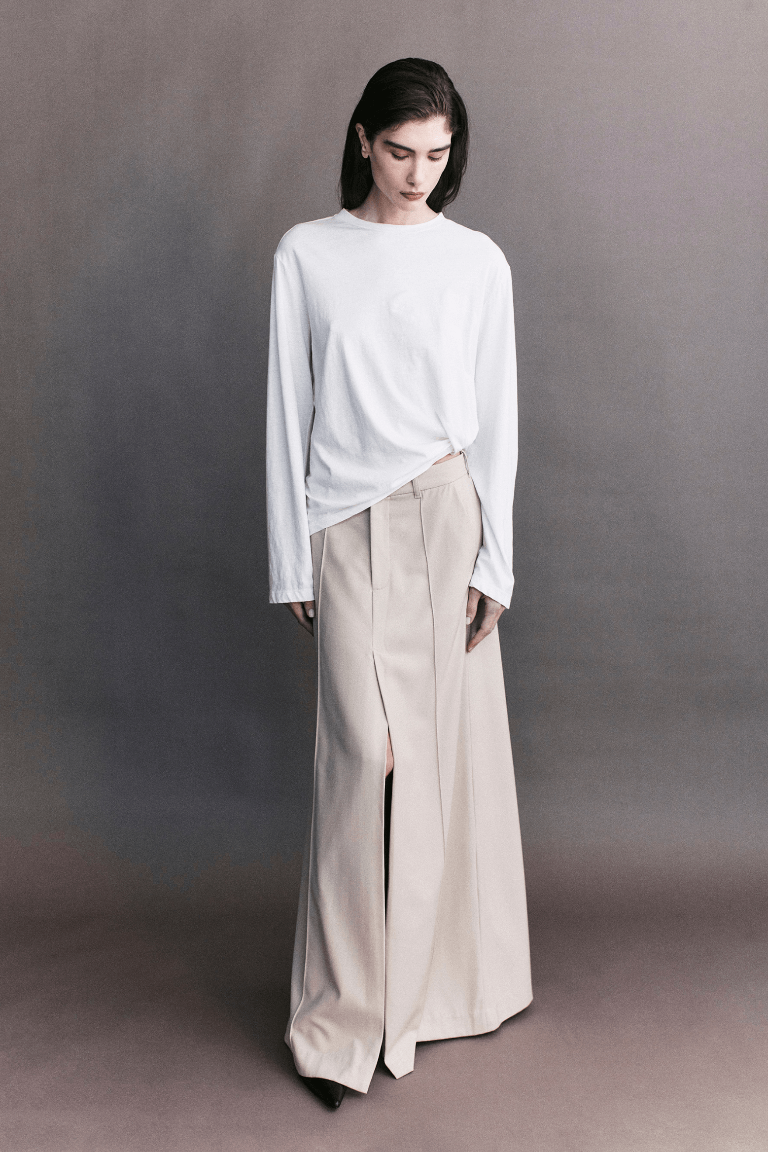 ELENA PIMA COTTON LONG SLEEVE TOP
