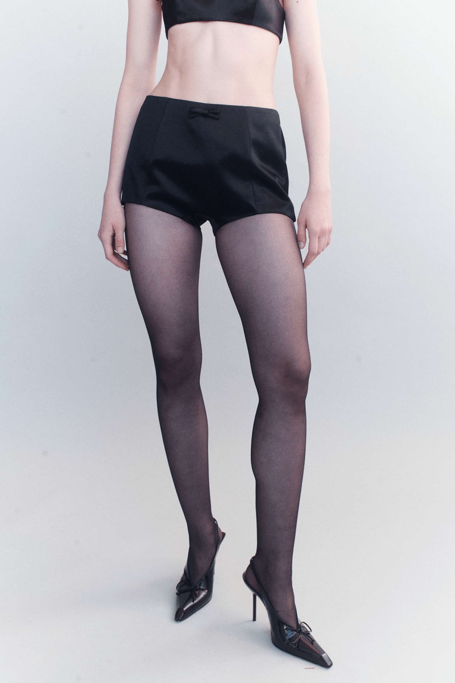 IDA WOOL SILK DUCHESSE SHORTS