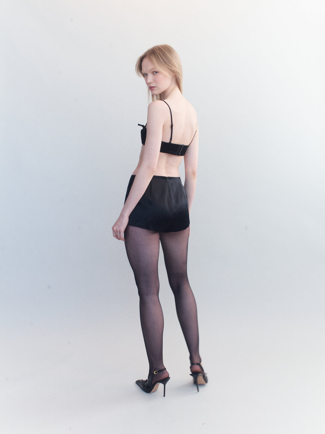 IDA WOOL SILK DUCHESSE SHORTS
