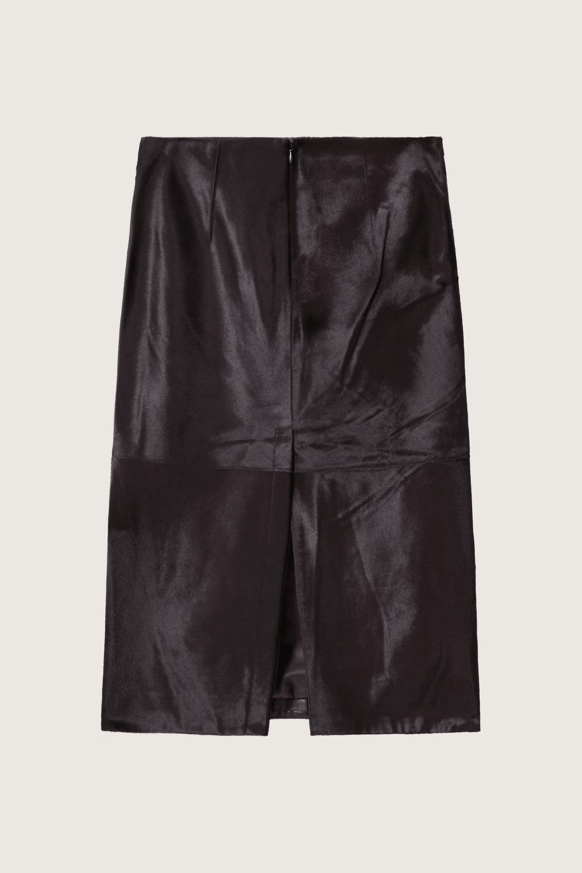 JEANNE PONY HAIR MIDI SKIRT