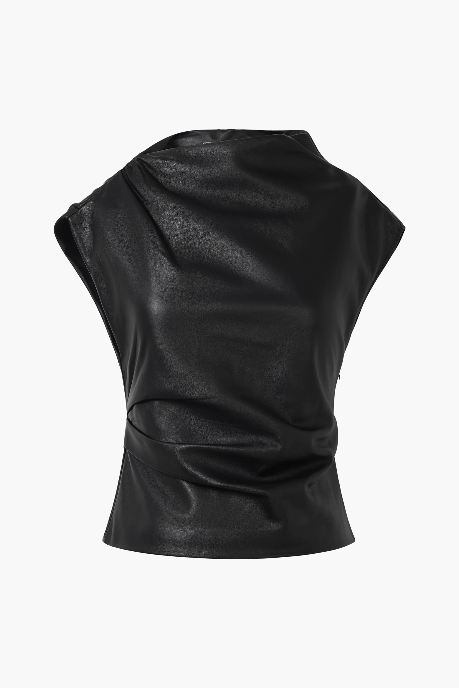 COURTNEY ZHENG MARIKE LEATHER TOP | THE NEW TREND
