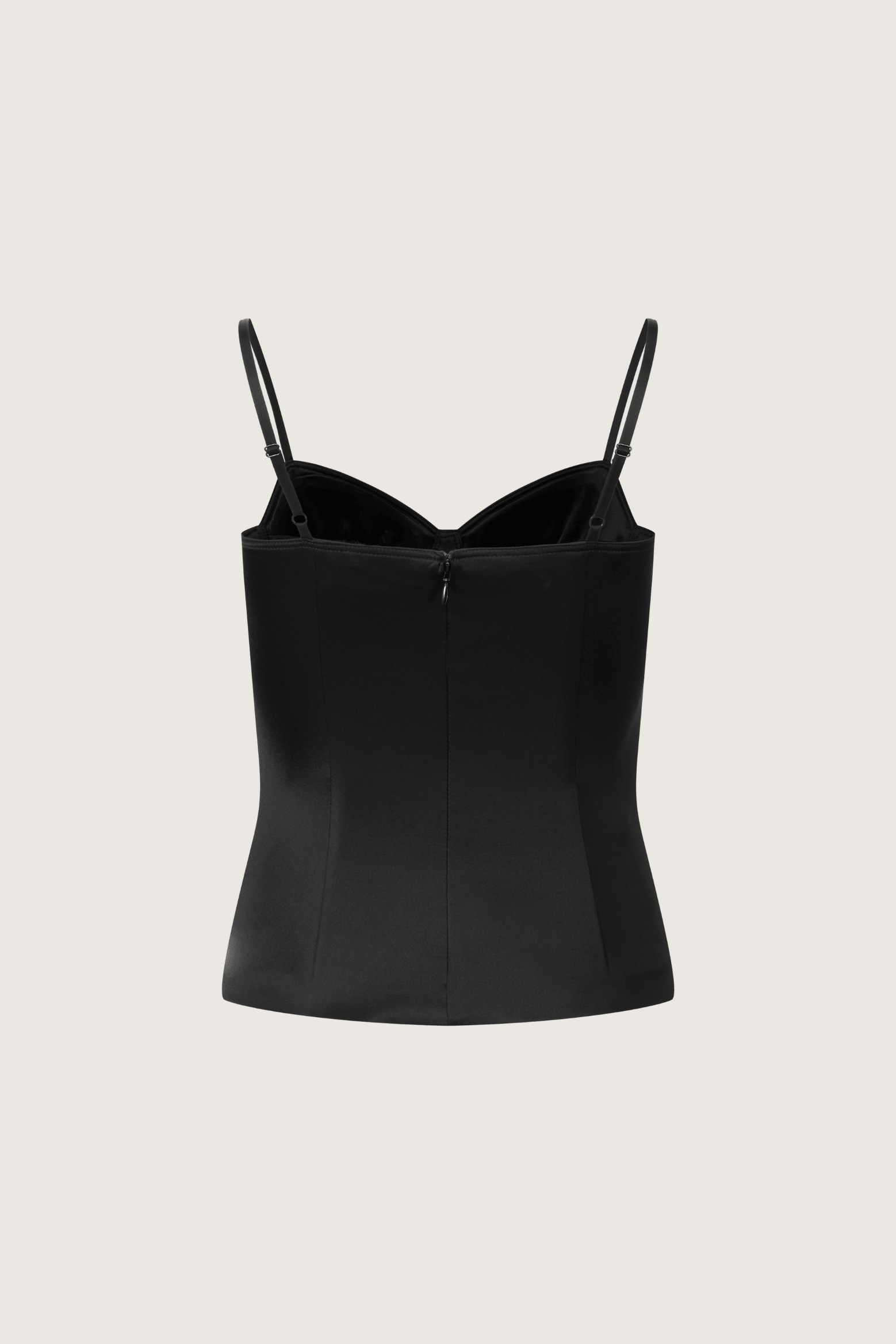 MARGOT SATIN BULLET BRA TOP