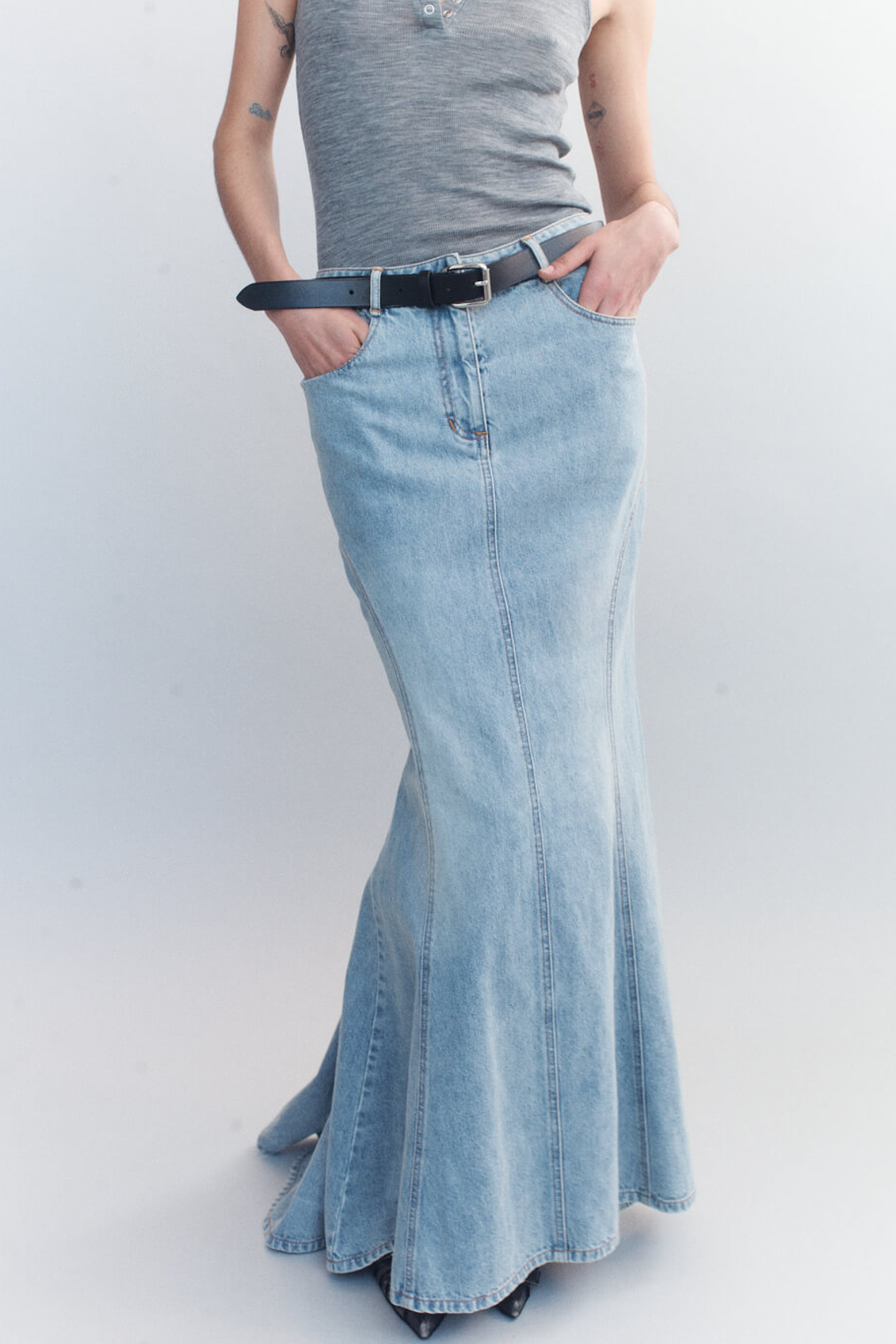 ELYSIA DENIM MERMAID SKIRT