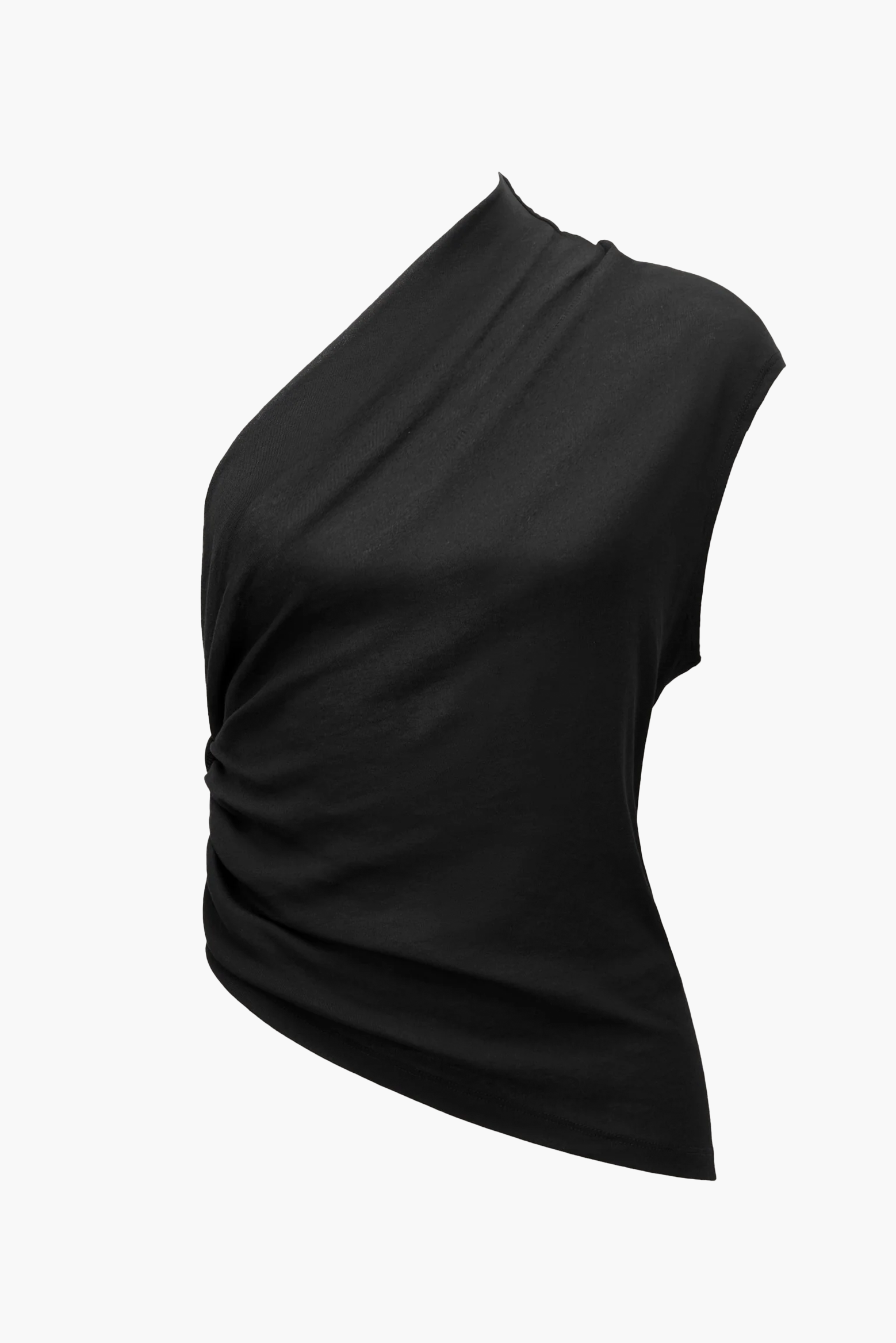 SUPIMA COTTON ONE SHOULDER TWIST TOP