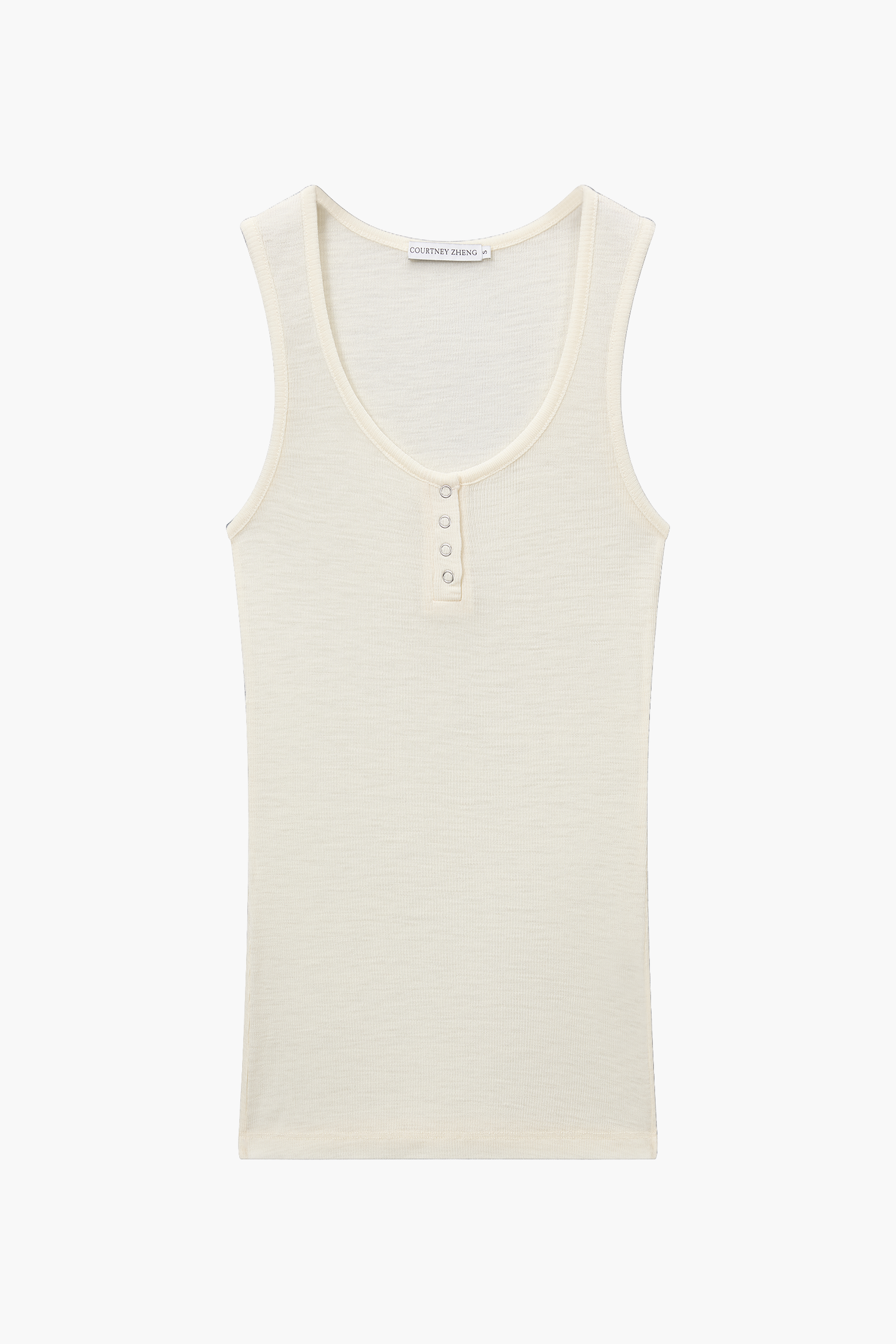 MERINO HENLEY TANK