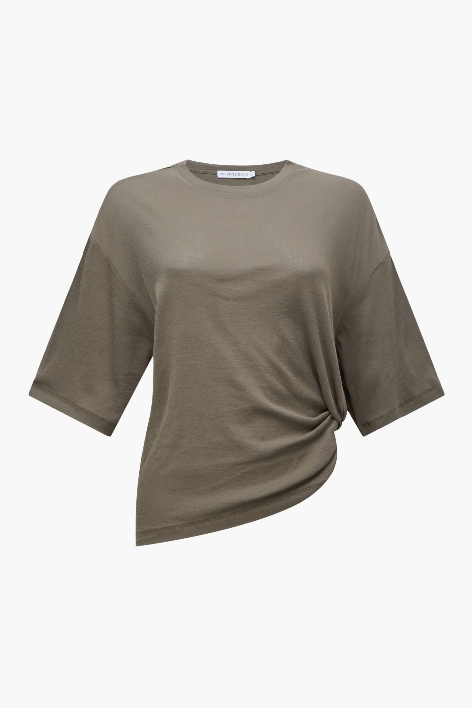 SUPIMA COTTON BOXY TUCK TEE