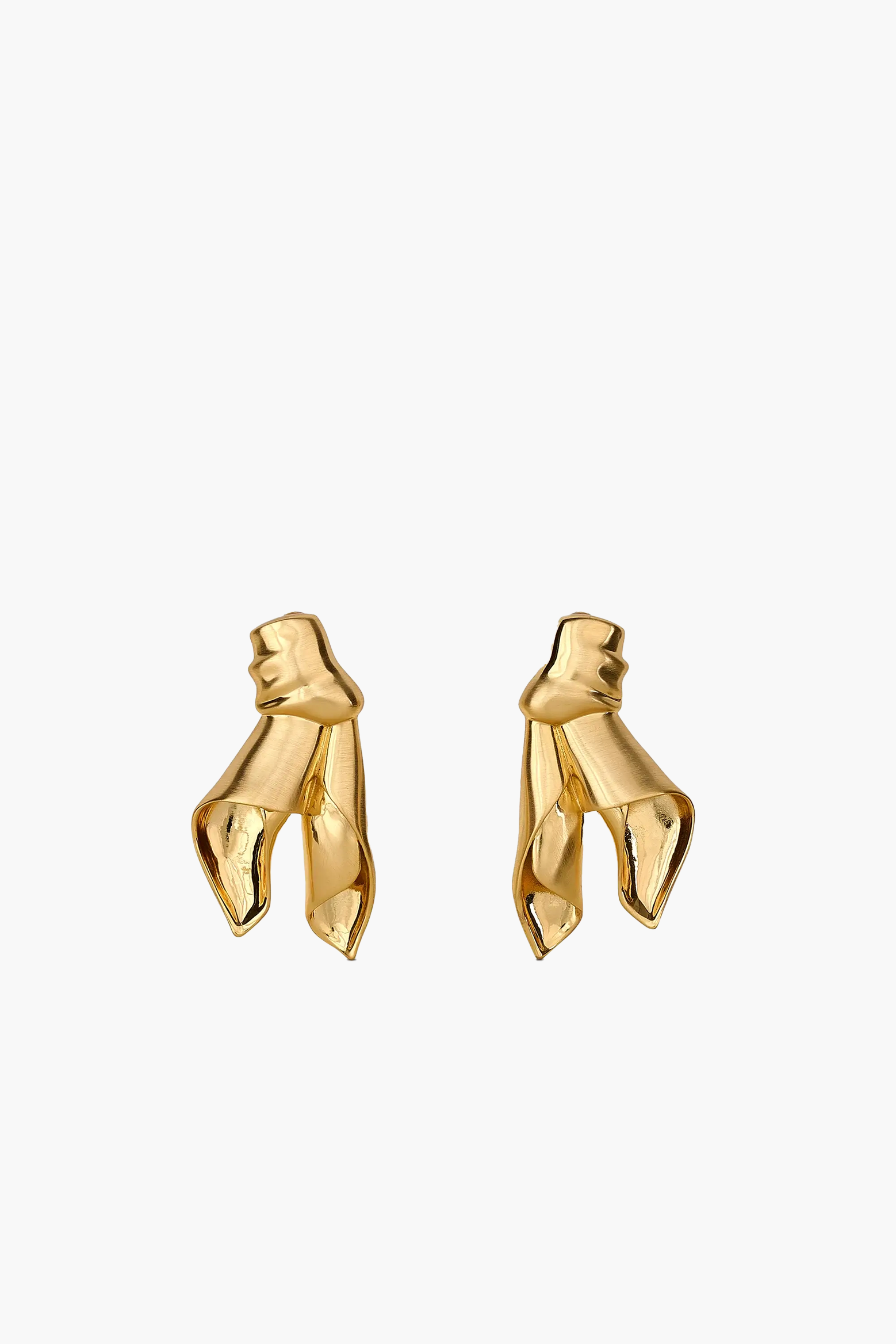 CULT GAIA WINNIE EARRING IN BRUSHED BRASS | THE NEW TREND