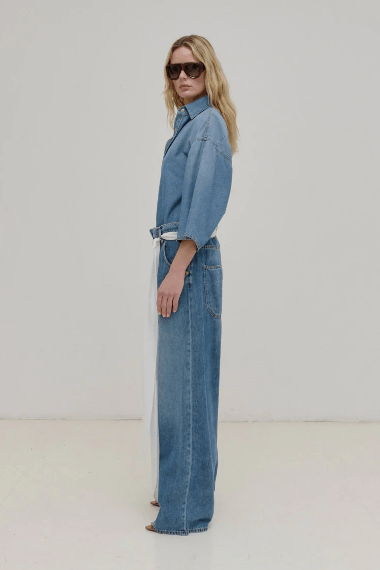 DALILA - FOULARD ADORNED DENIM