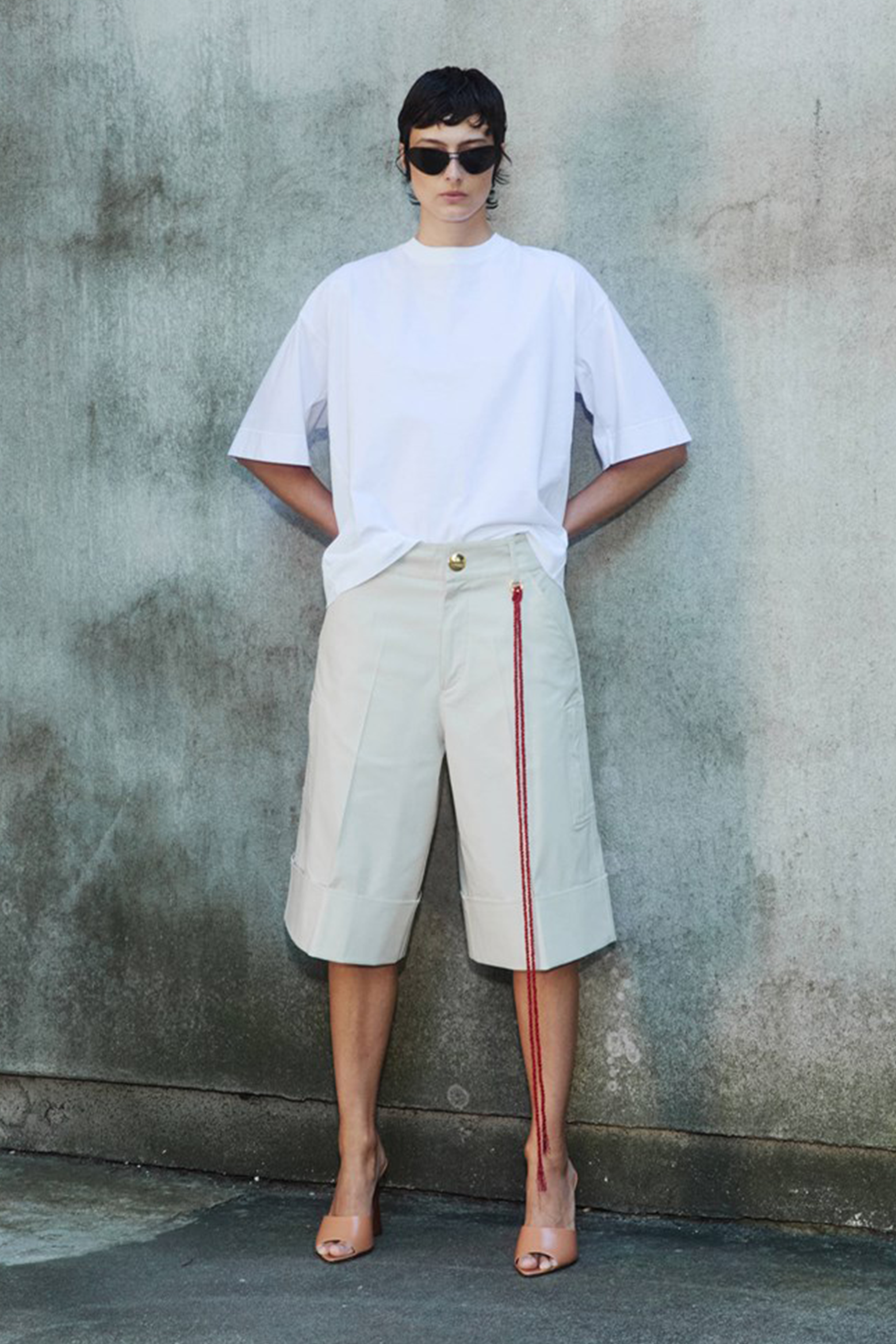 DARKPARK NICK TAILORED CUFF POPELINE SHORTS | THE NEW TREND