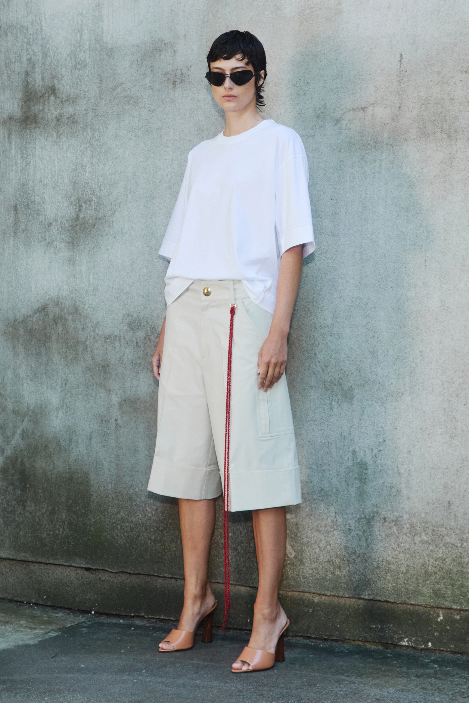 DARKPARK NICK TAILORED CUFF POPELINE SHORTS | THE NEW TREND