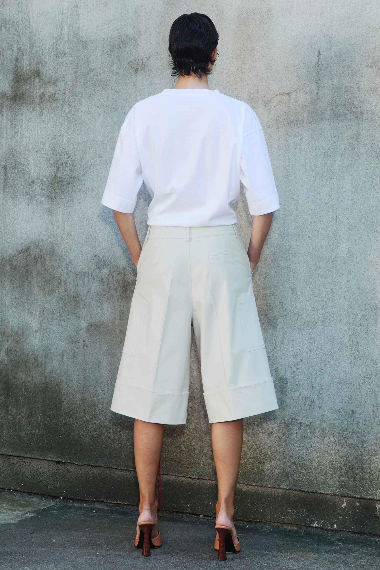 DARKPARK NICK TAILORED CUFF POPELINE SHORTS | THE NEW TREND
