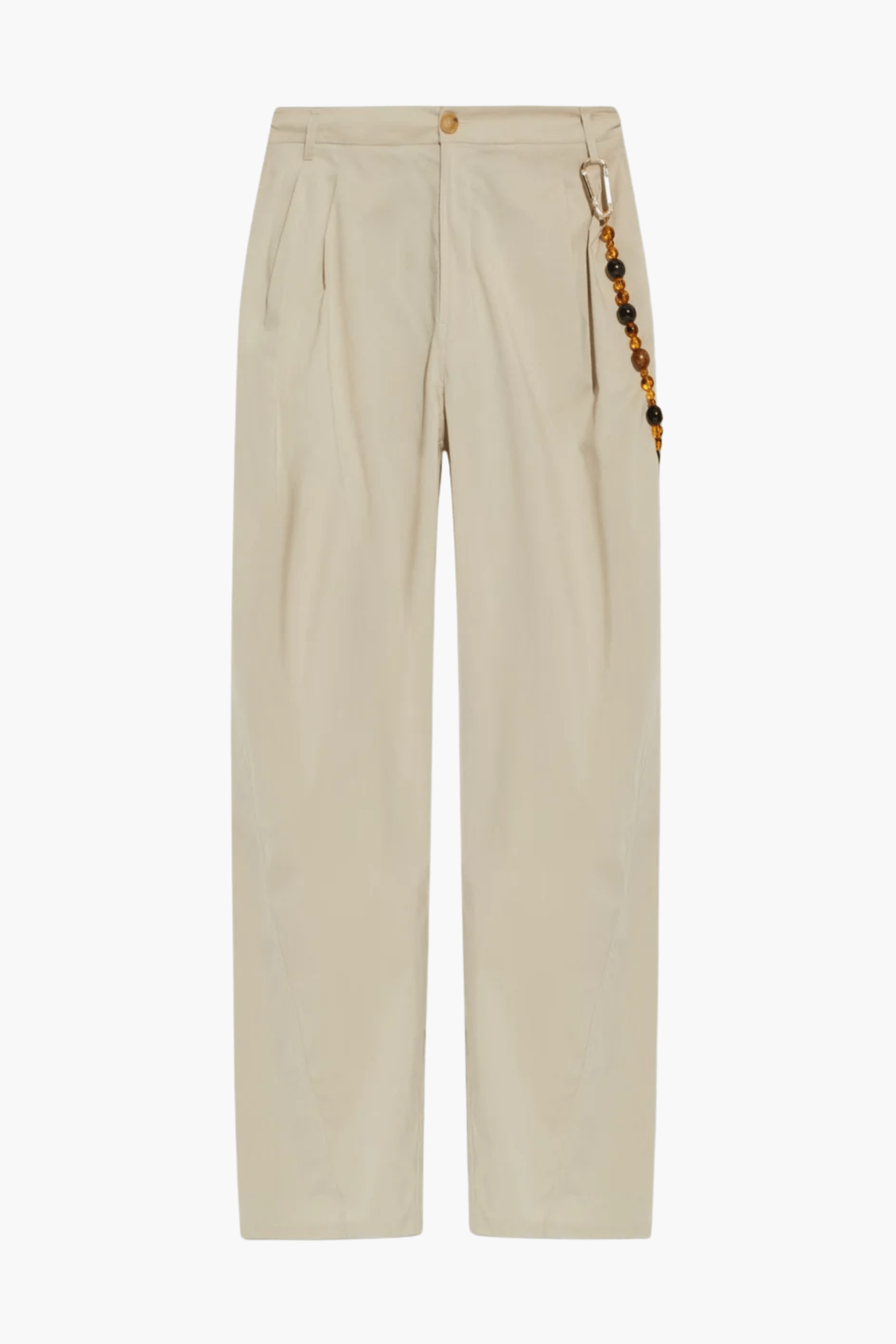 PHEBE - LIGHT COTTON POPELINE WIDE-LEG PANTS