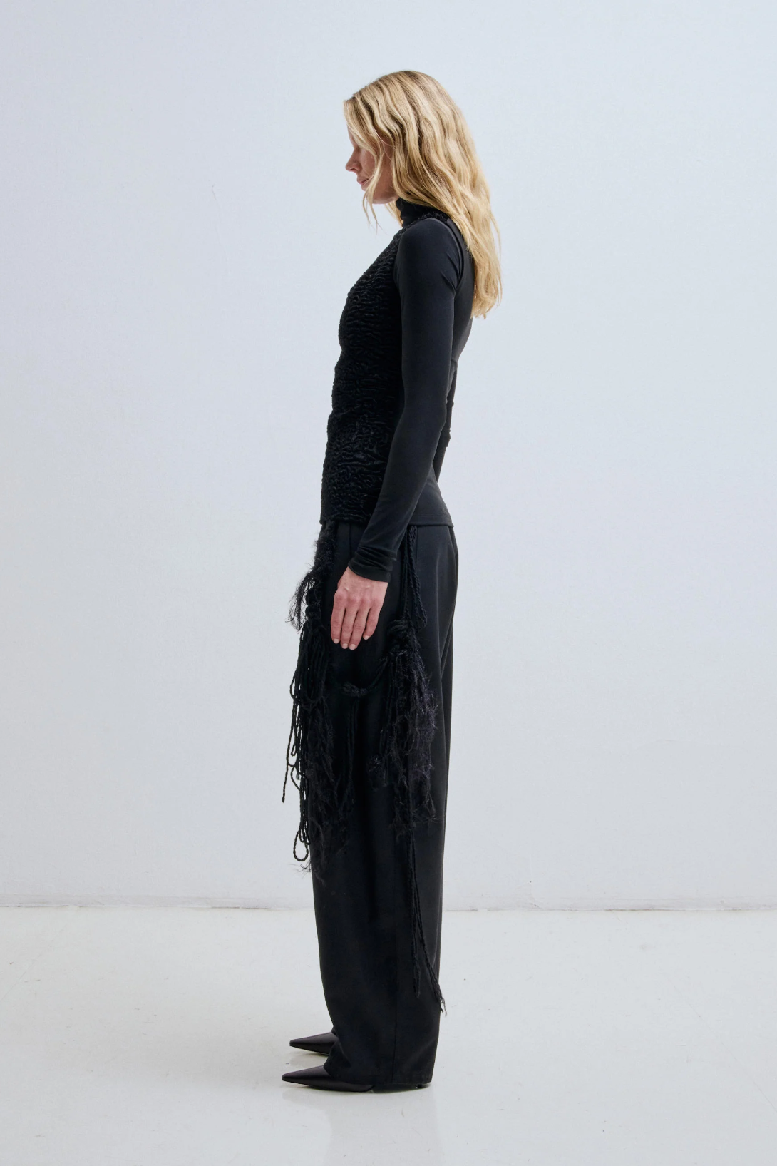 PHEBE - WIDE-LEG WOOL PANTS