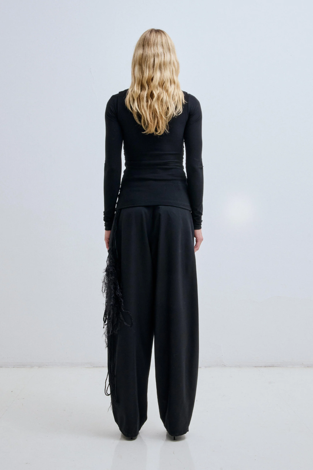 PHEBE - WIDE-LEG WOOL PANTS