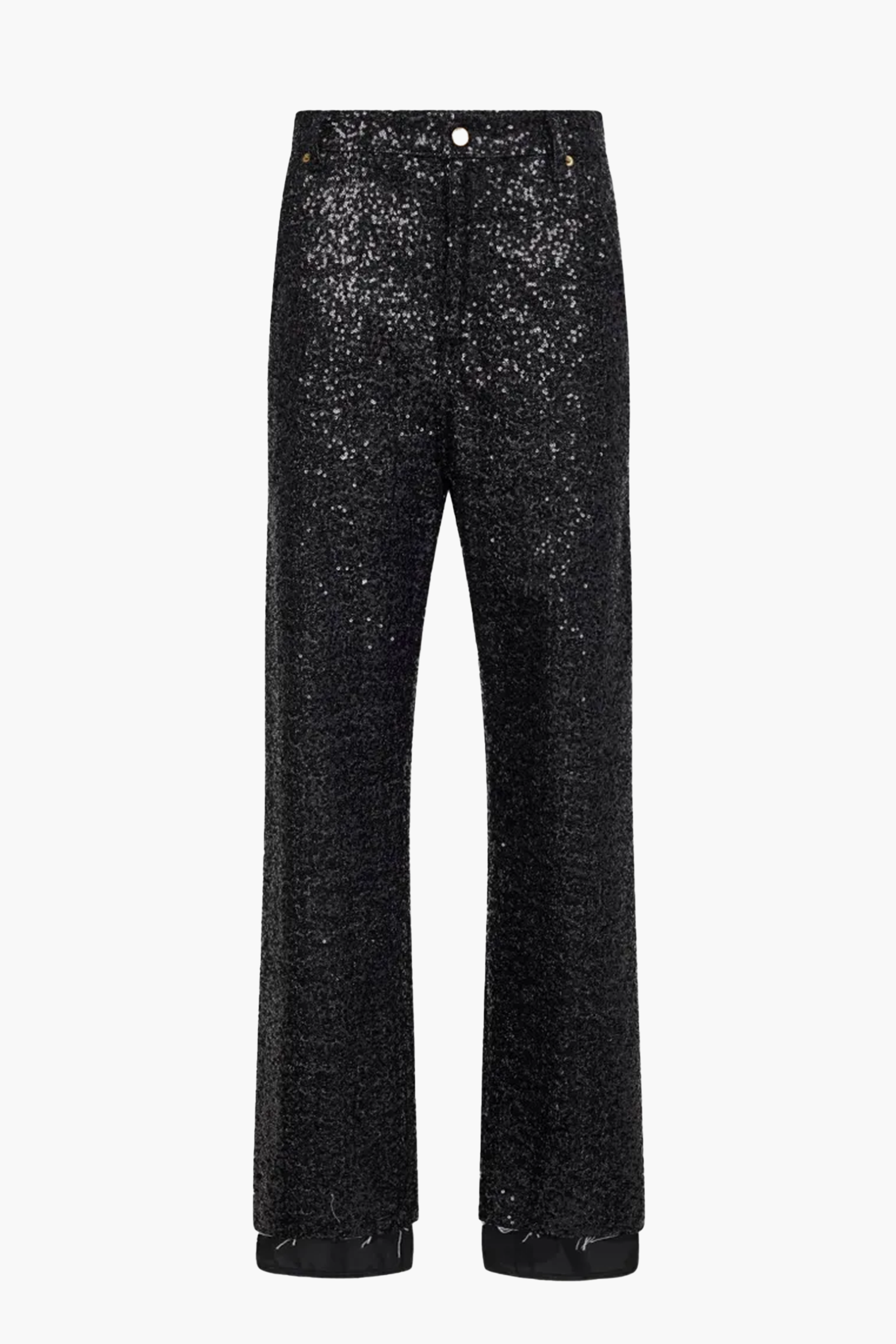 SIENNA - PAILLETTES LOOSE SIDE SPLIT DENIM