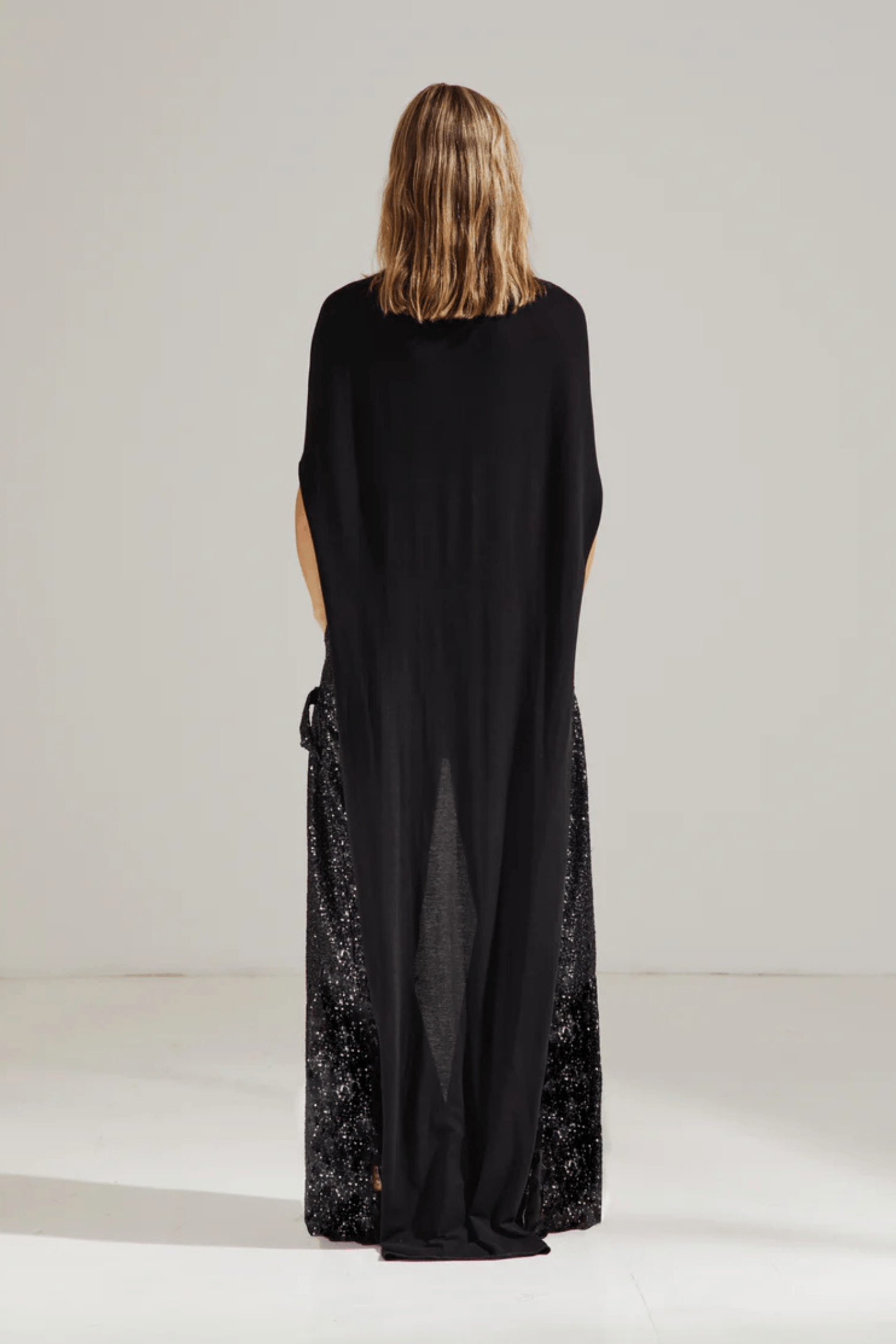 SIENNA - PAILLETTES LOOSE SIDE SPLIT DENIM