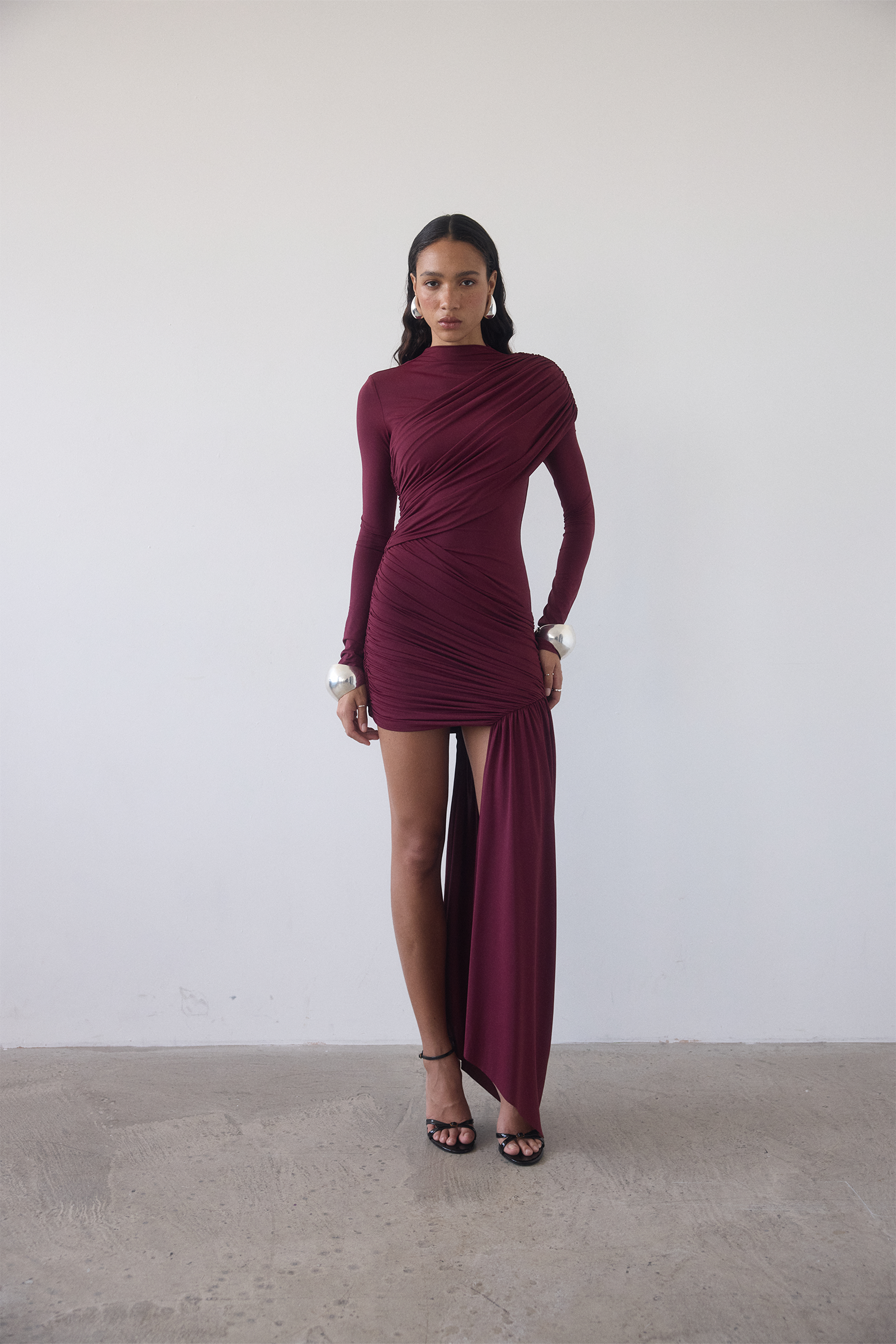 DE LA VALI RAVEL MINI DRESS IN EARTH | THE NEW TREND