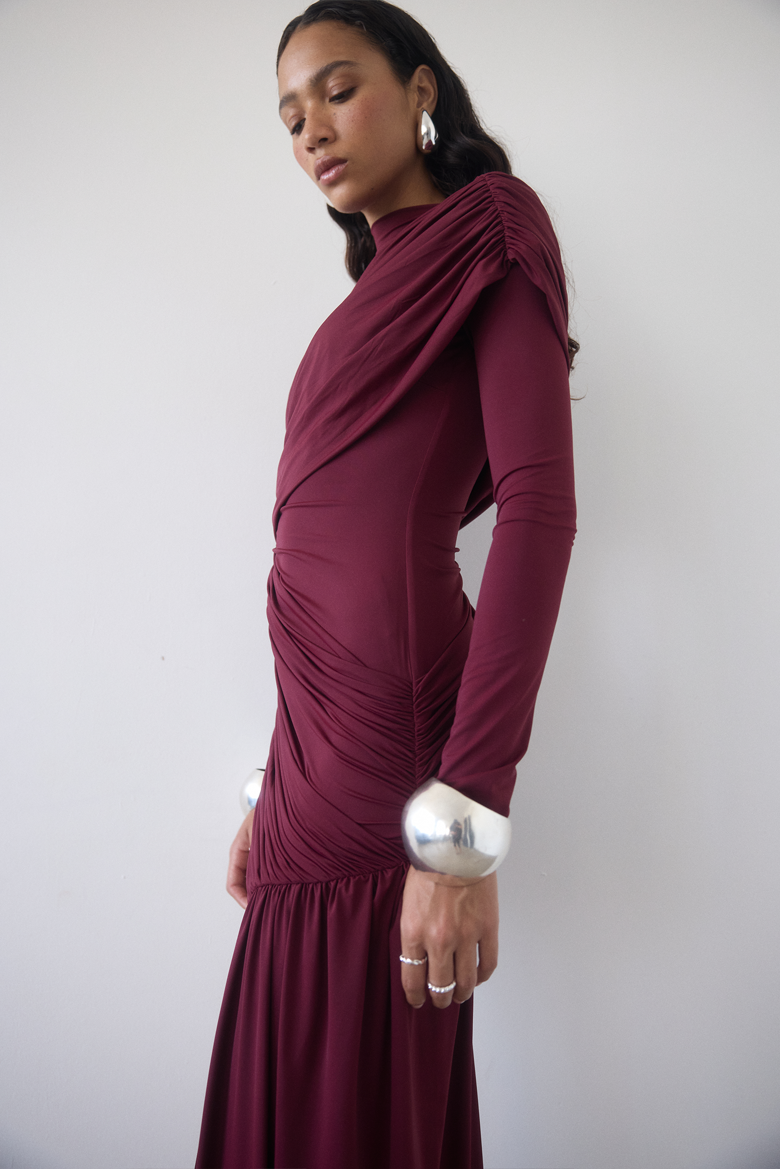 DE LA VALI RAVEL MINI DRESS IN EARTH | THE NEW TREND