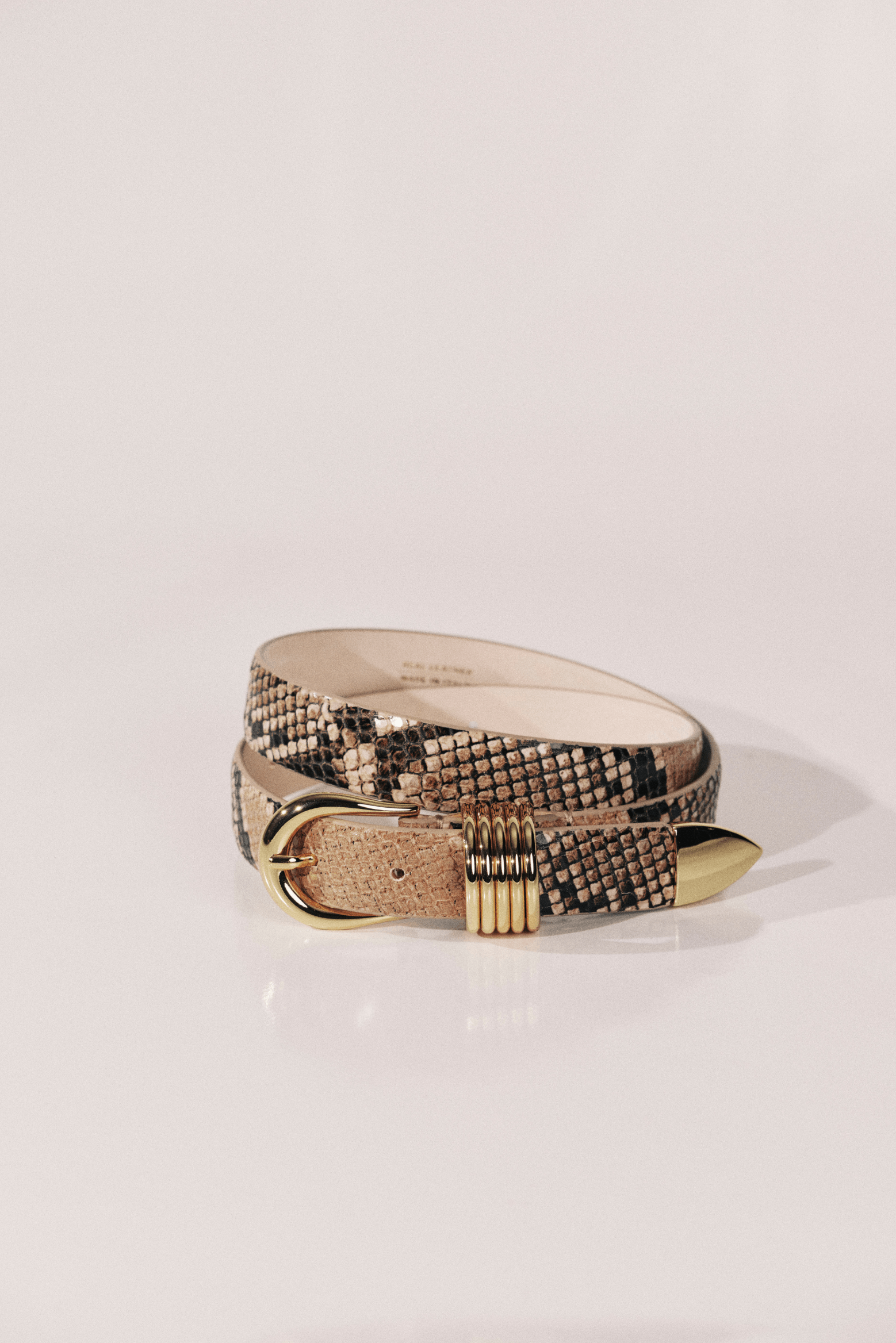 HOLLYHOCK SNAKE GOLD BELT