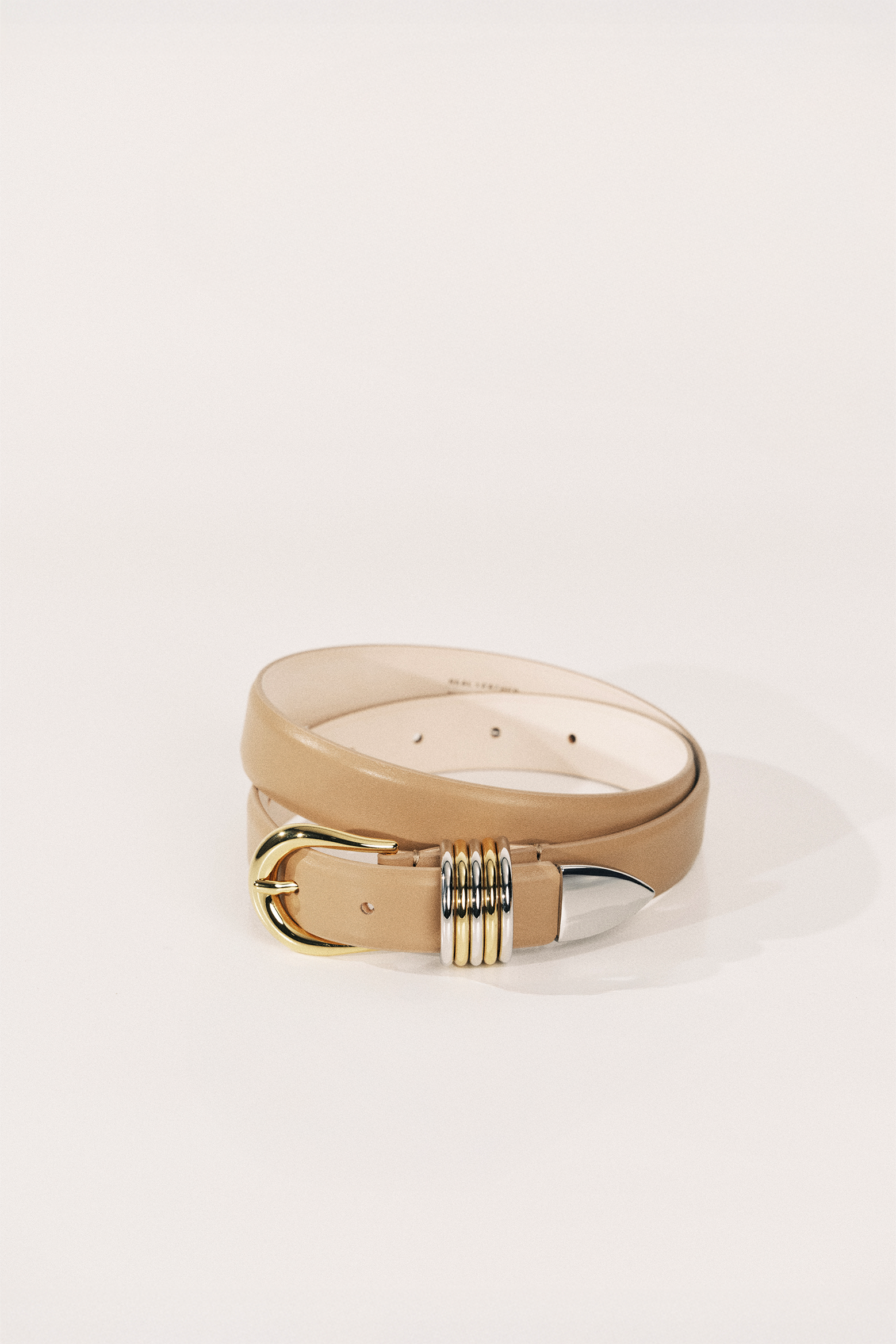 DÉHANCHE HOLLYHOCK MIXED METAL BELT | THE NEW TREND