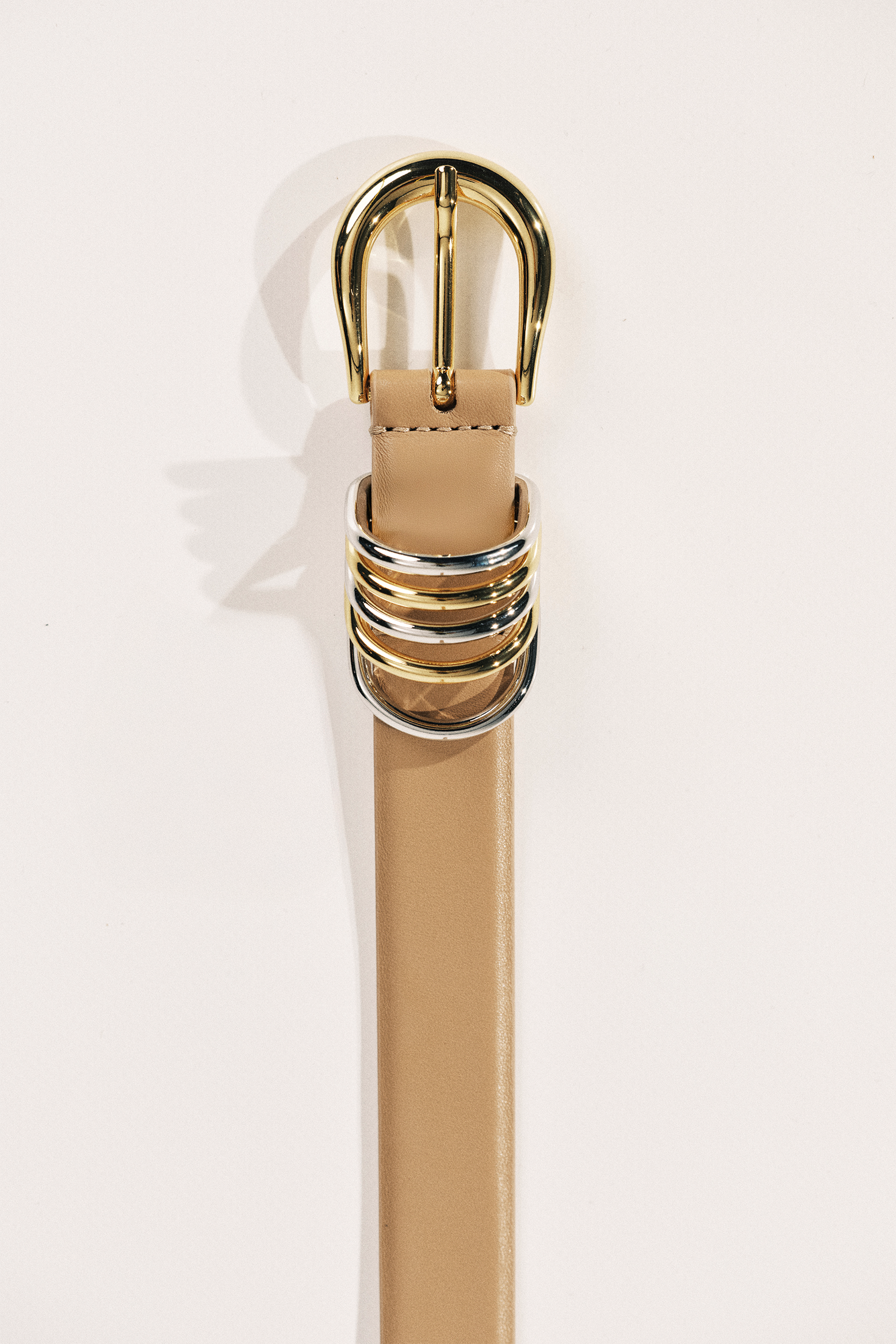 DÉHANCHE HOLLYHOCK MIXED METAL BELT | THE NEW TREND